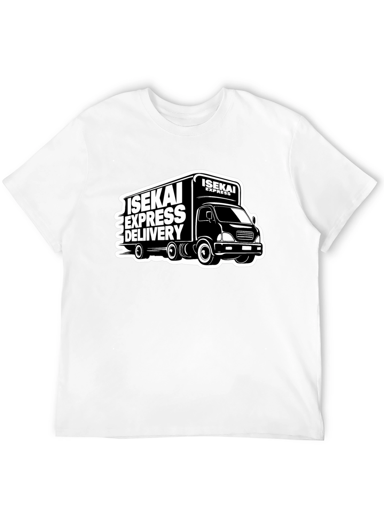 Camiseta Negra Isekai Express Delivery