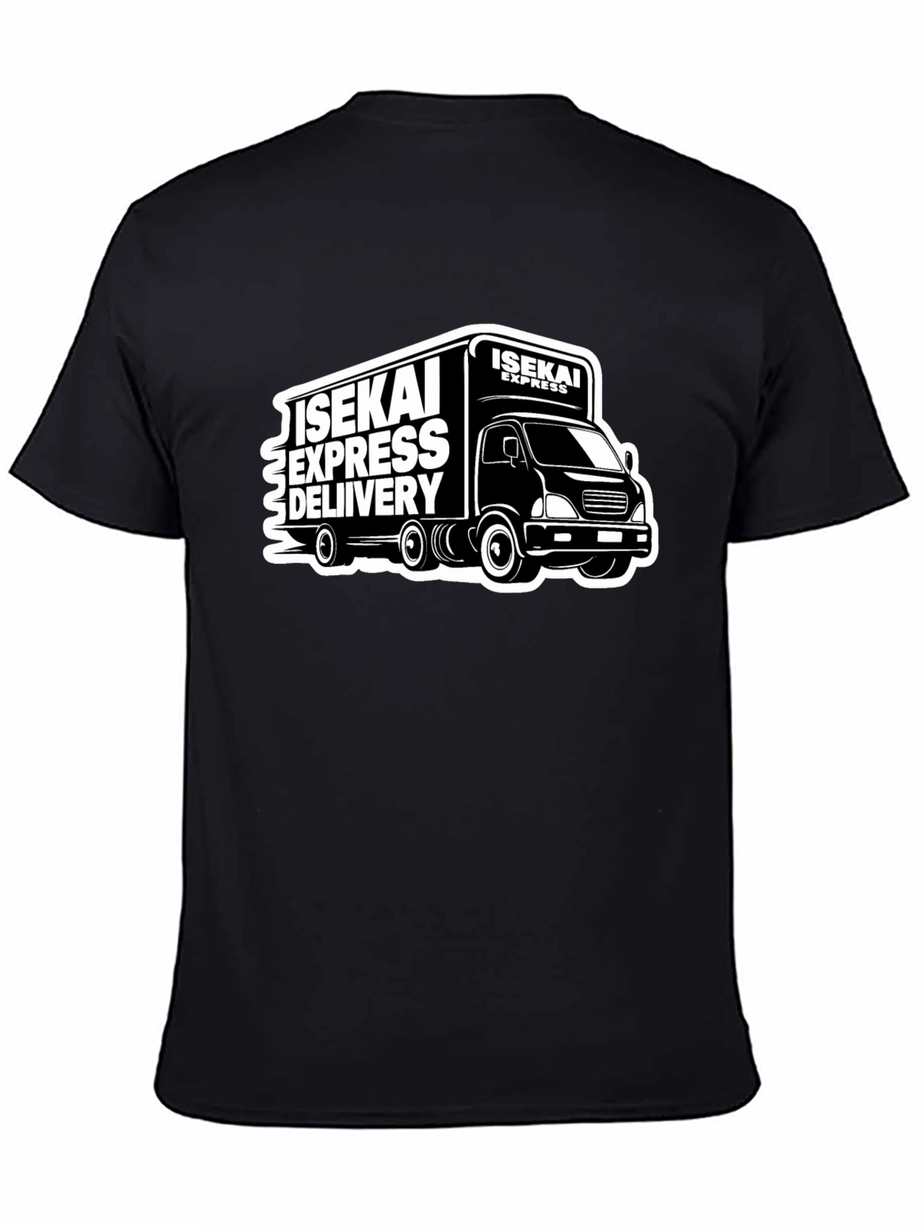 Camiseta Negra Isekai Express Delivery