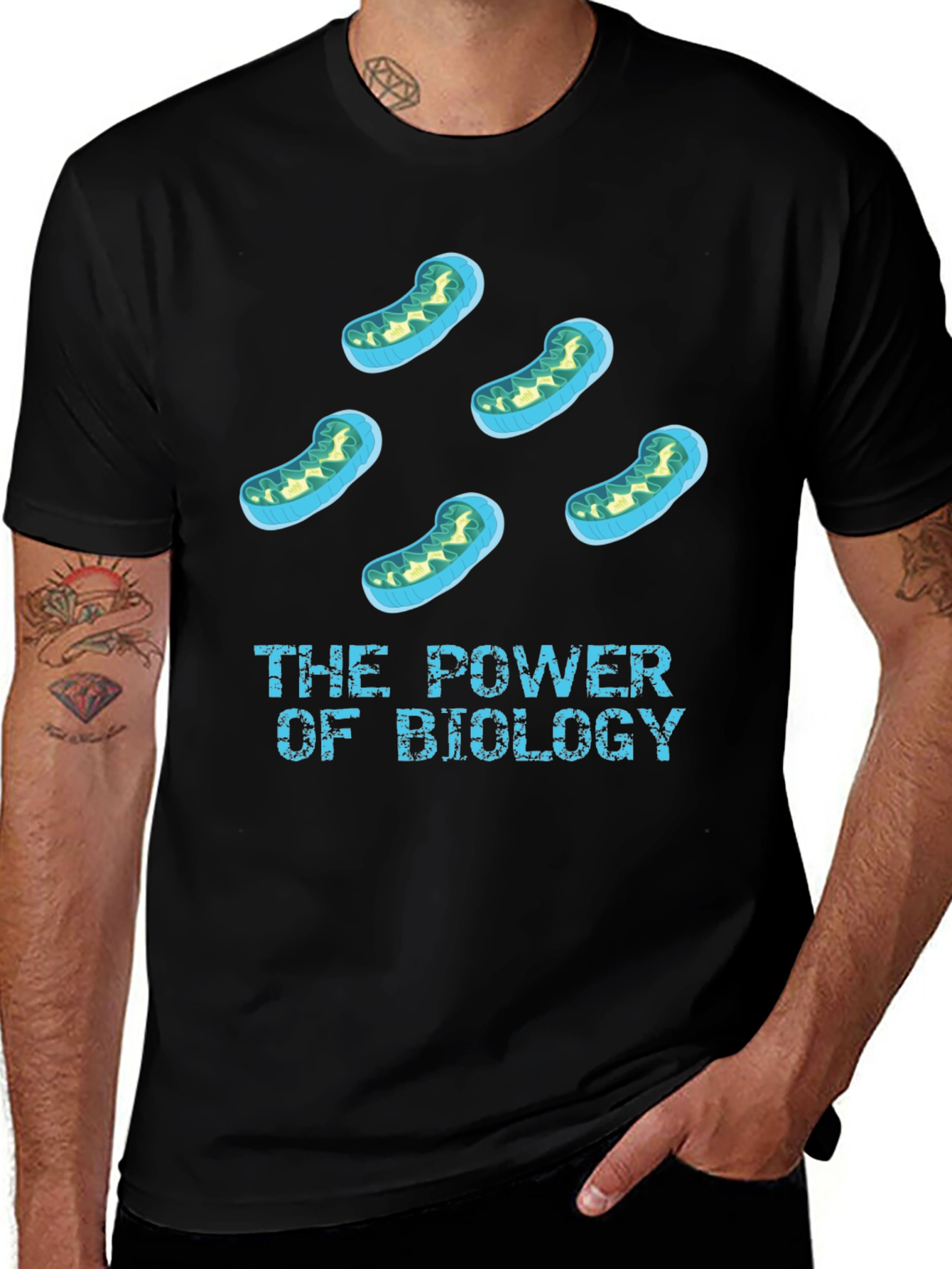 Camiseta Negra El Poder de la Biología