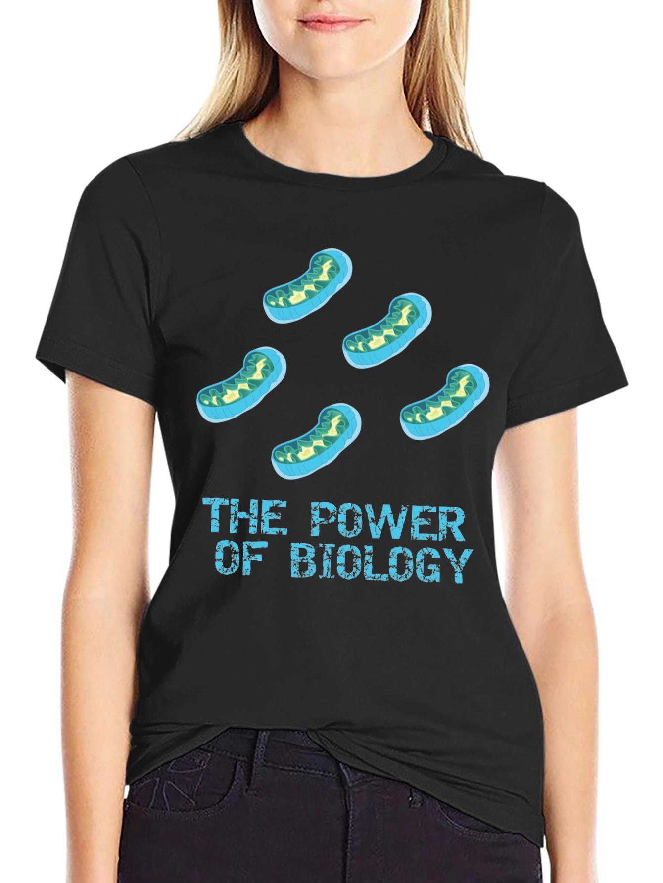 Camiseta Negra El Poder de la Biología