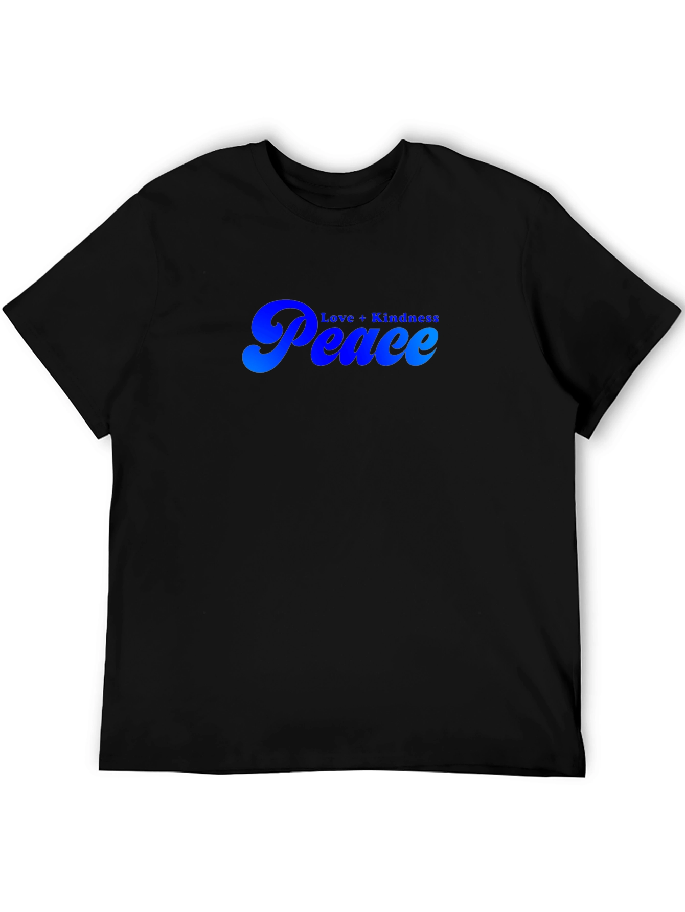 Camiseta Negra Peace & Love
