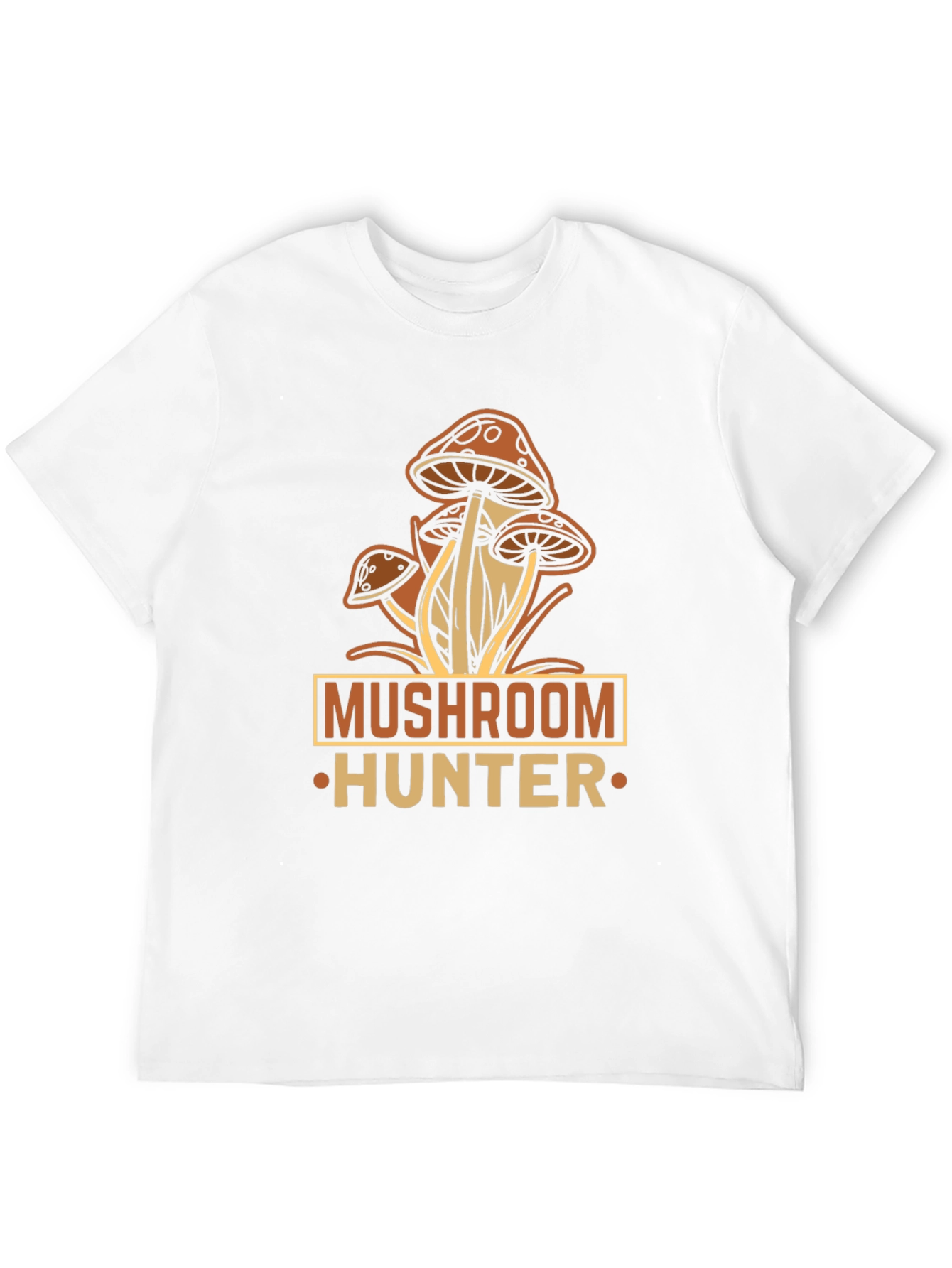 Camiseta Negra Mushroom Hunter para Aventureros