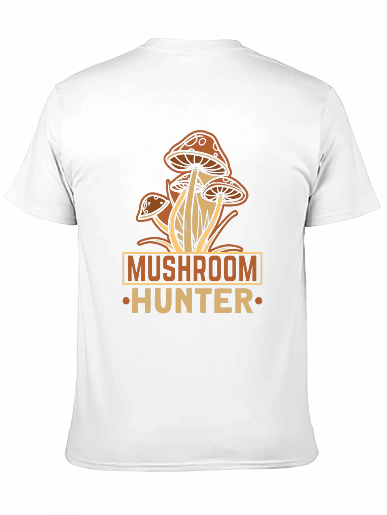 Camiseta Negra Mushroom Hunter para Aventureros