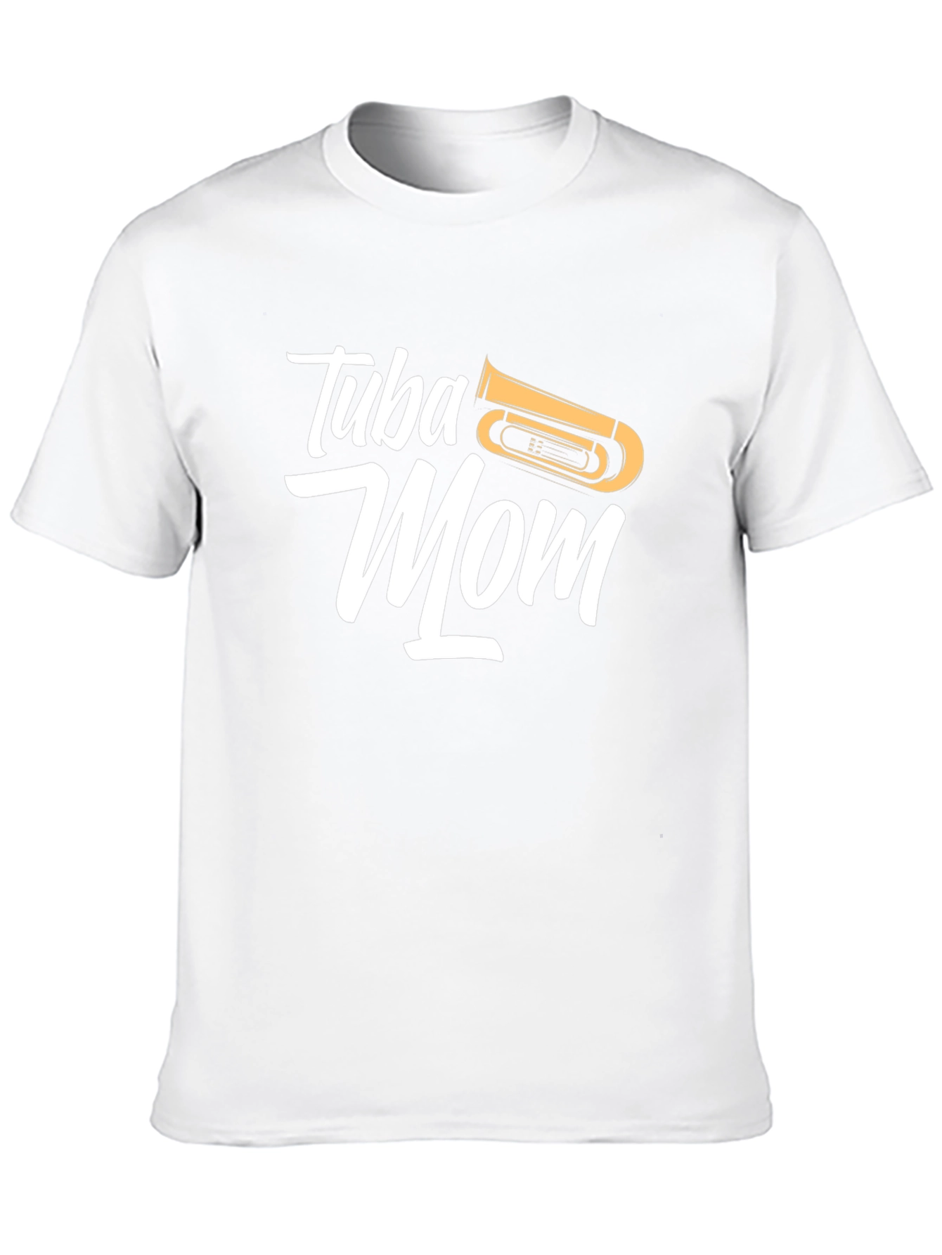 Camiseta Negra Tuba Mom - Regalo Musical