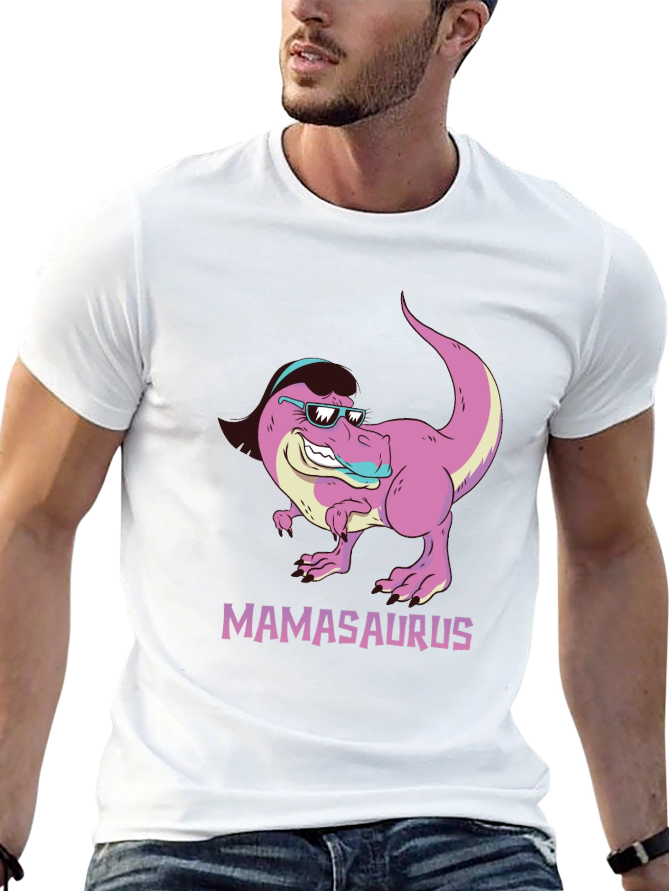 Camiseta Negra Mamasaurus