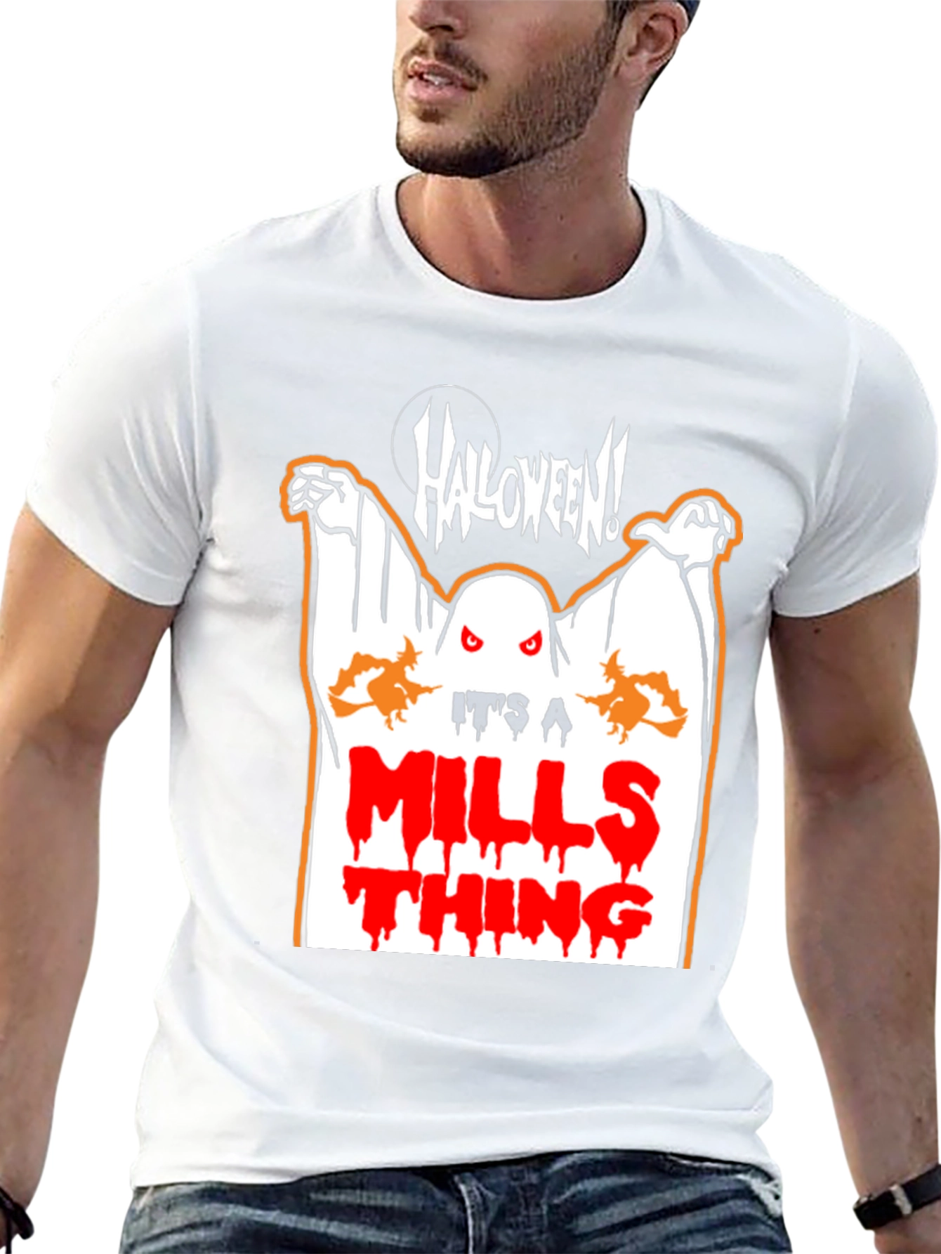 Camiseta Halloween Es Cosa de Mills