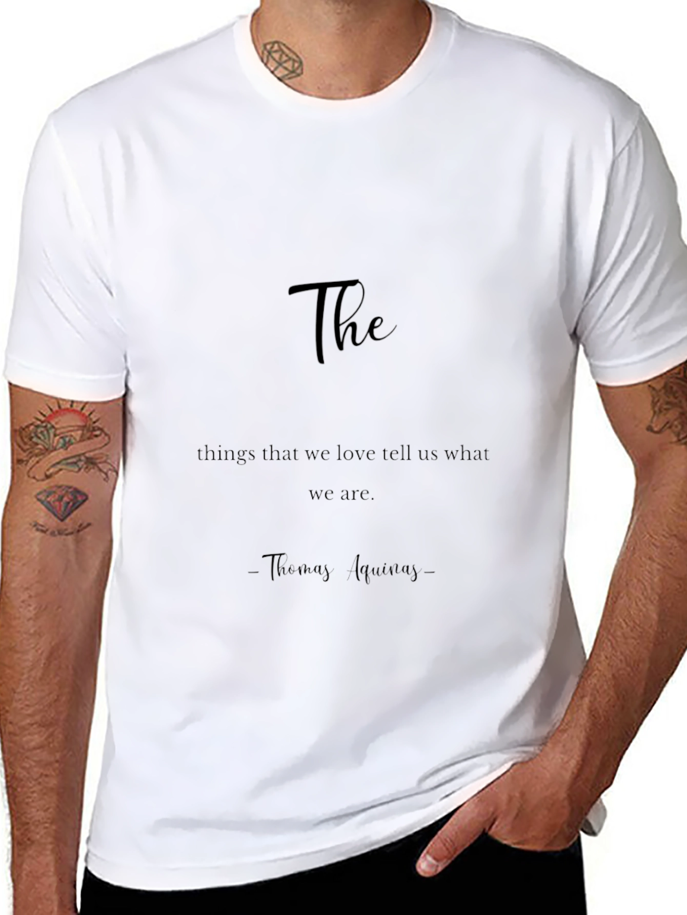 Camiseta Negra con Cita Inspiradora