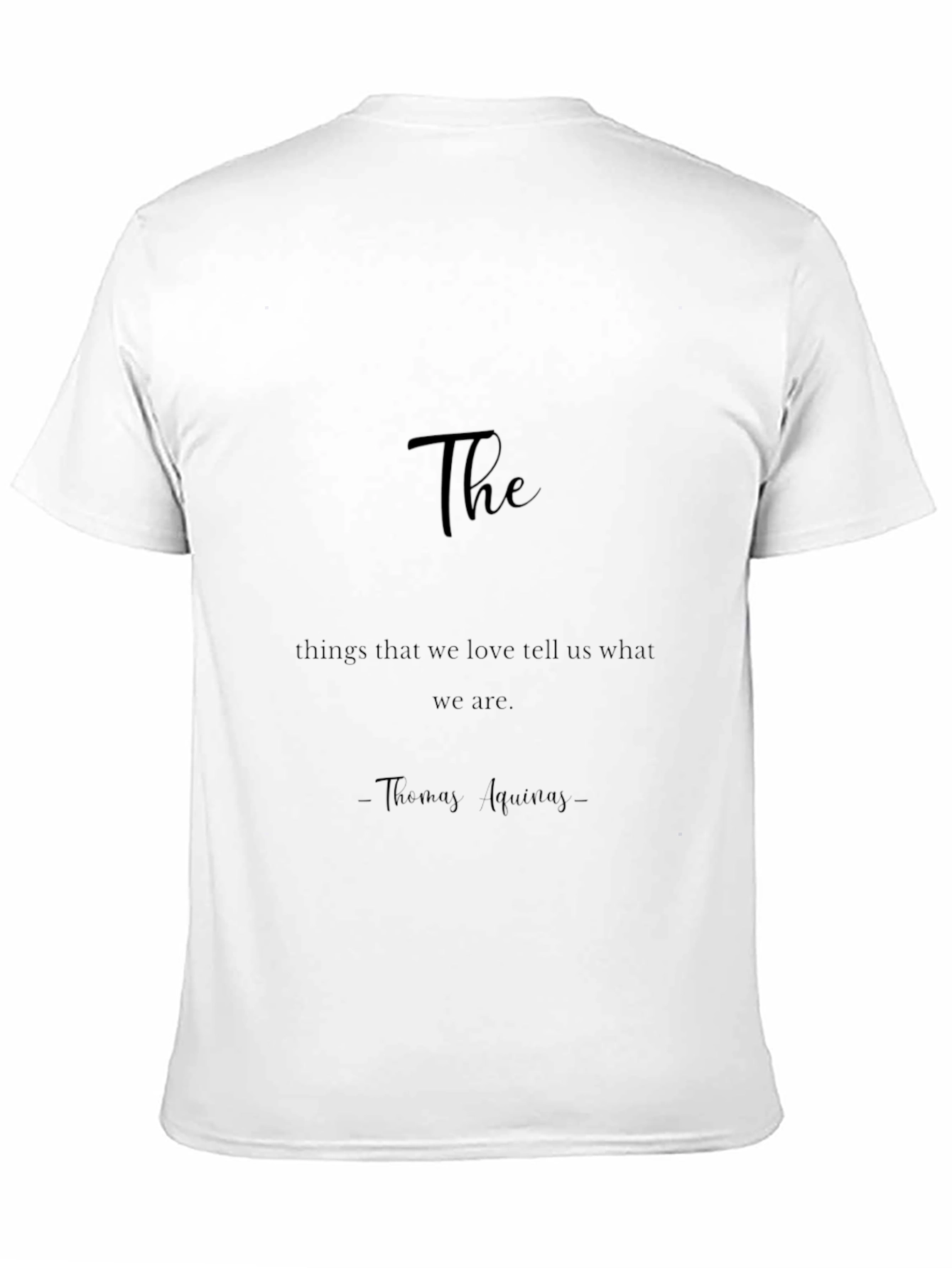 Camiseta Negra con Cita Inspiradora