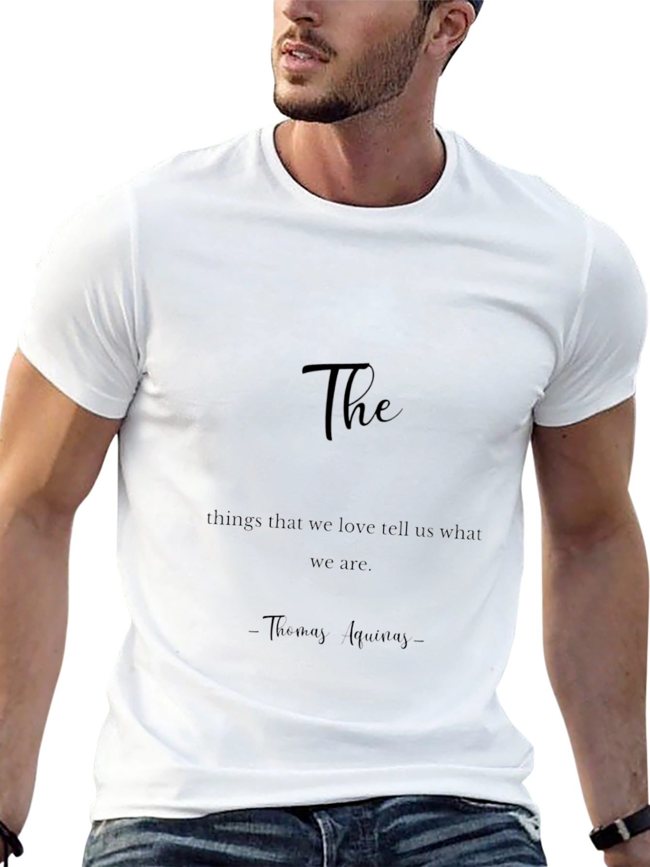 Camiseta Negra con Cita Inspiradora