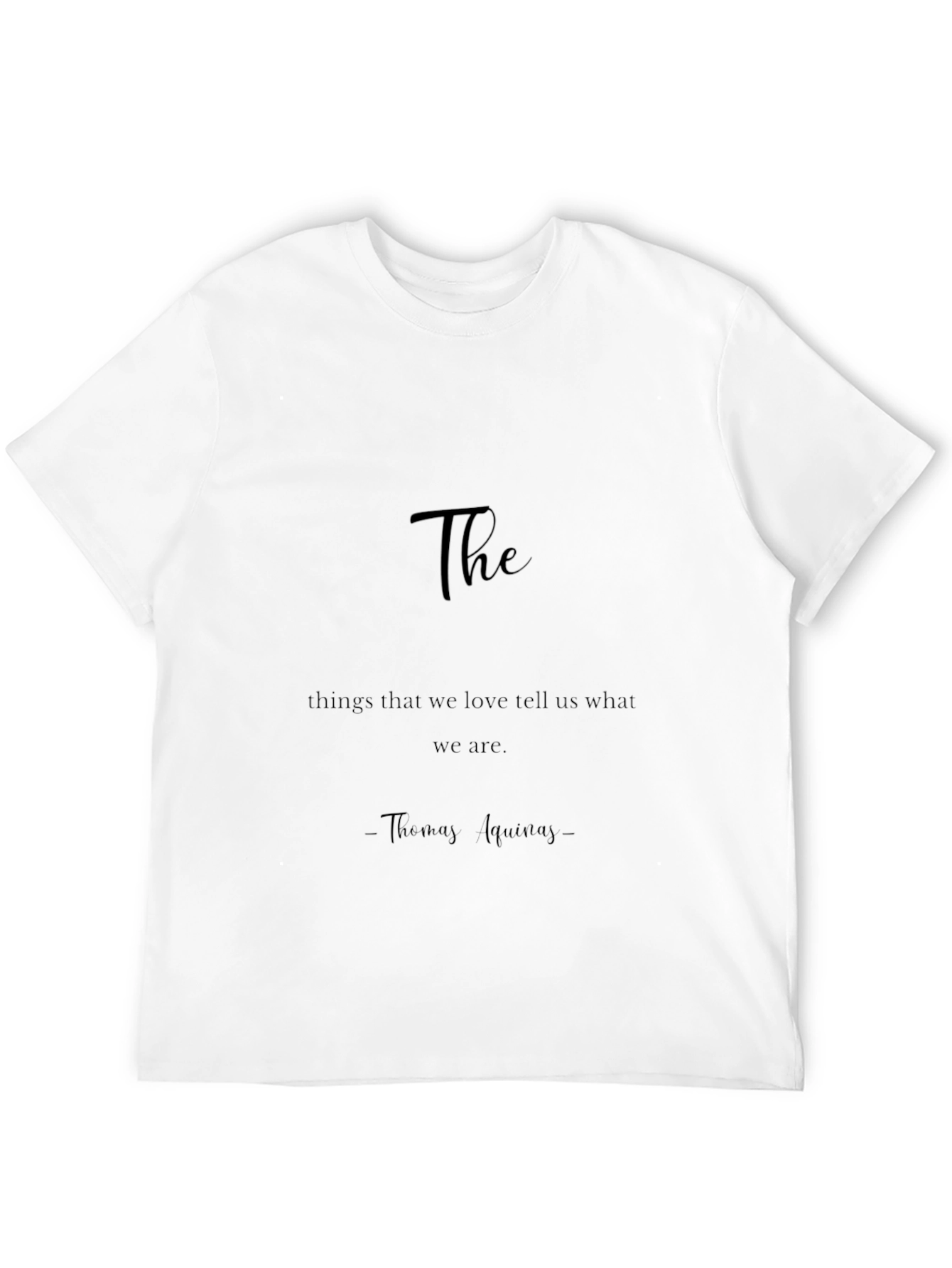 Camiseta Negra con Cita Inspiradora