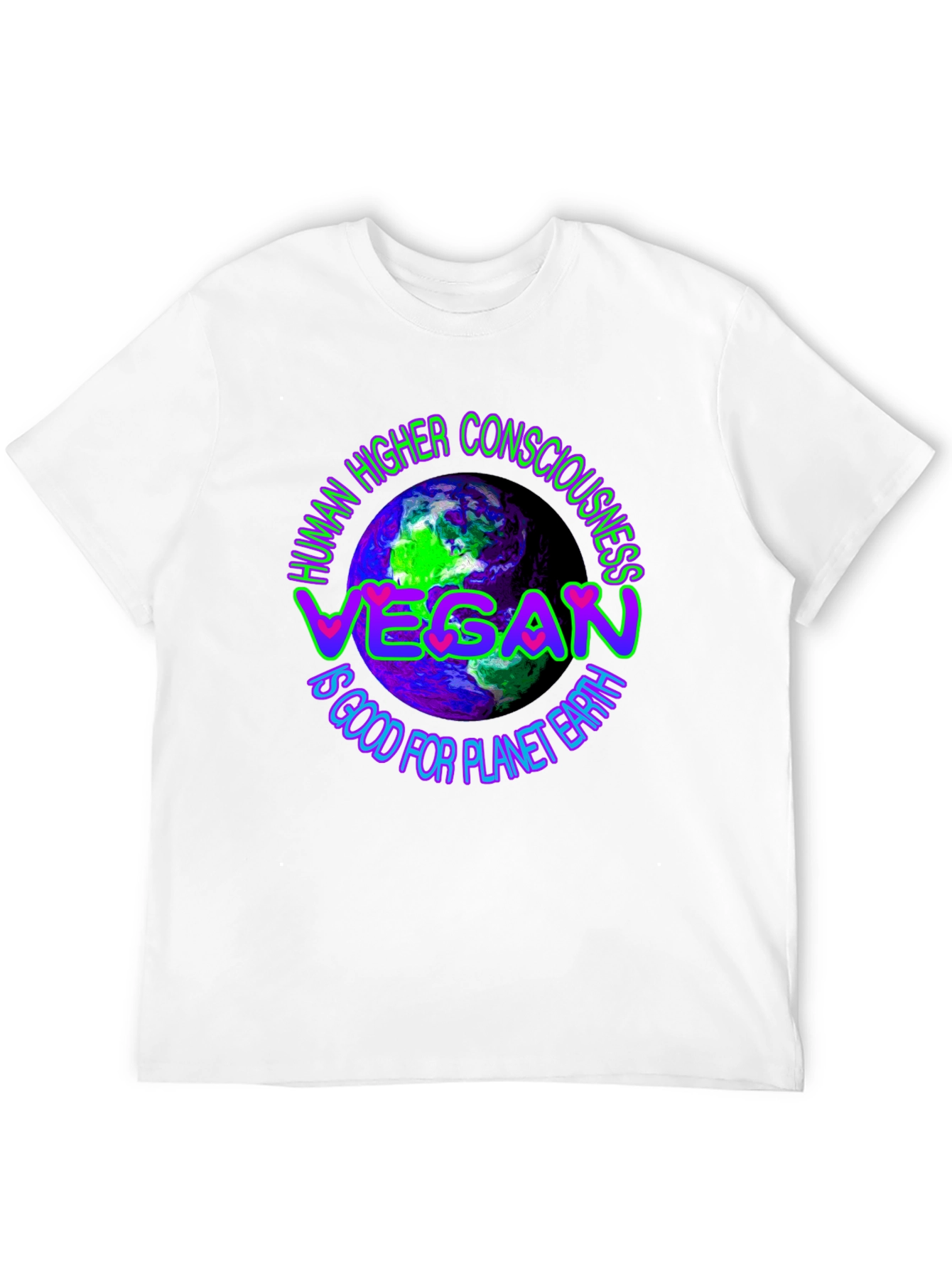 Camiseta Vegana: Conciencia y Planeta Tierra