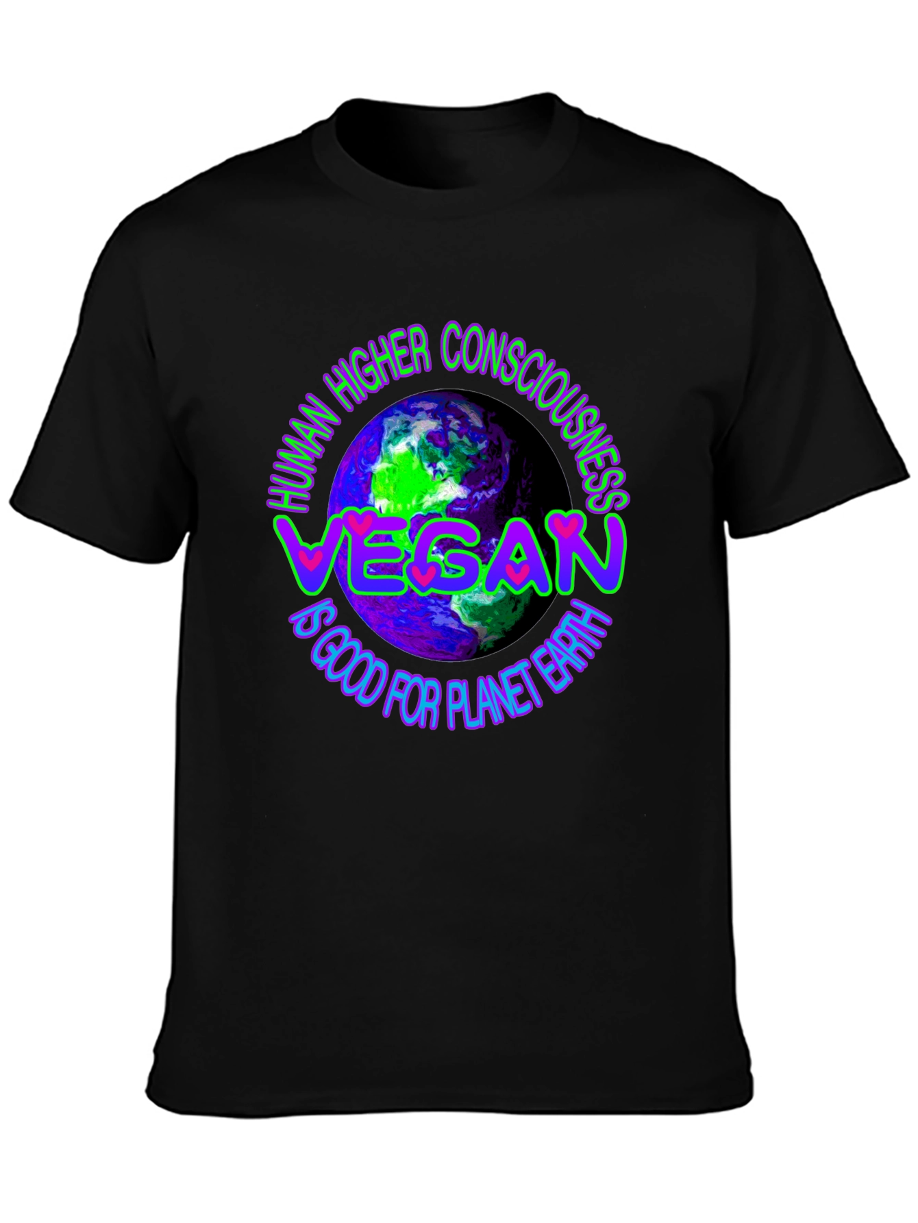 Camiseta Vegana: Conciencia y Planeta Tierra