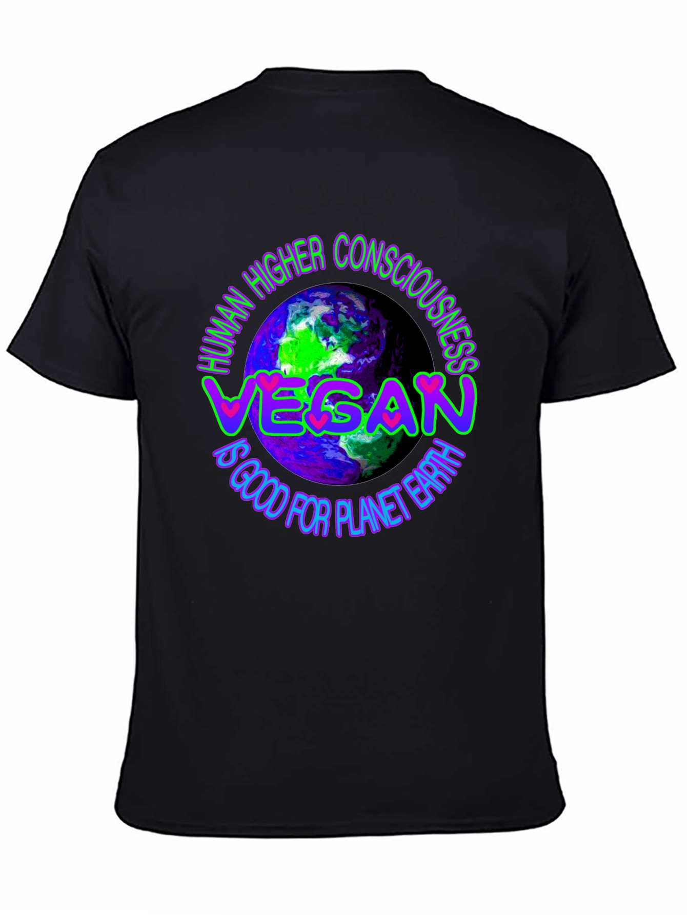 Camiseta Vegana: Conciencia y Planeta Tierra