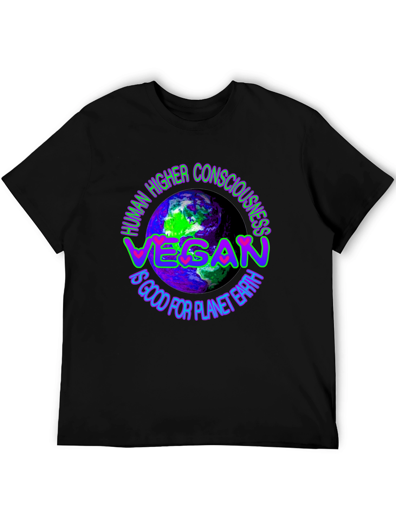 Camiseta Vegana: Conciencia y Planeta Tierra