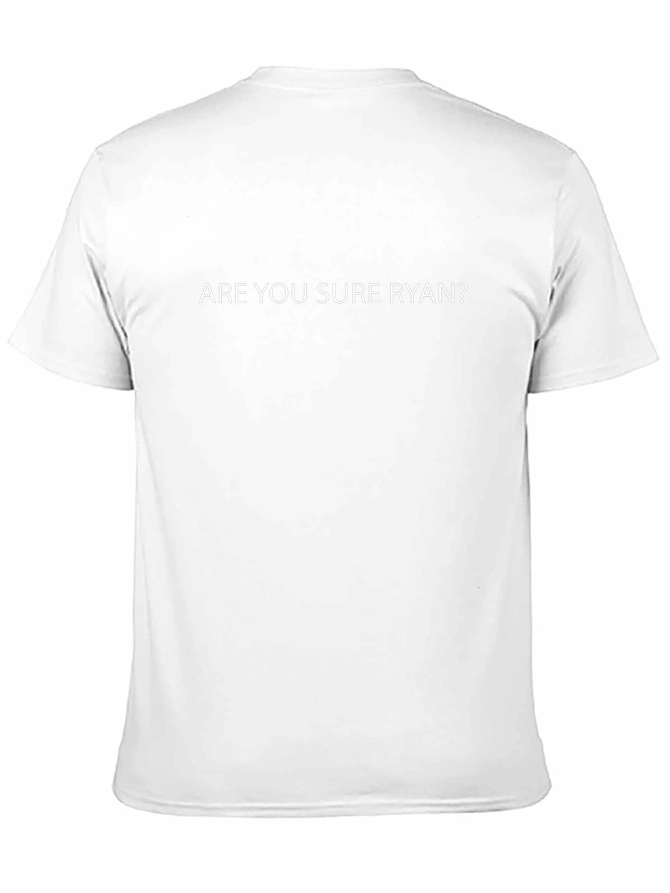 Camiseta Negra: ¿Estás Seguro Ryan?