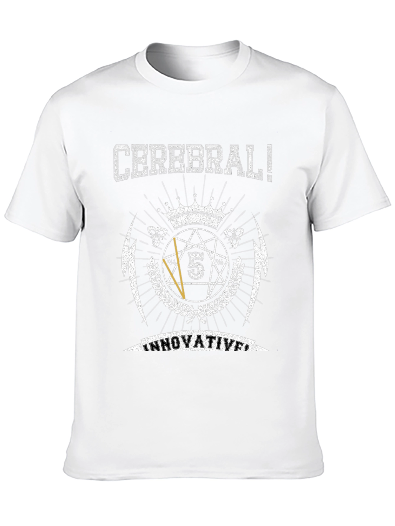 Camiseta Negra: Diseño Cerebral Innovador