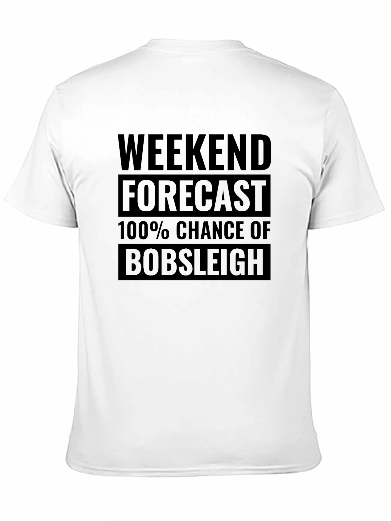 Camiseta Negra: Pronóstico Bobsleigh