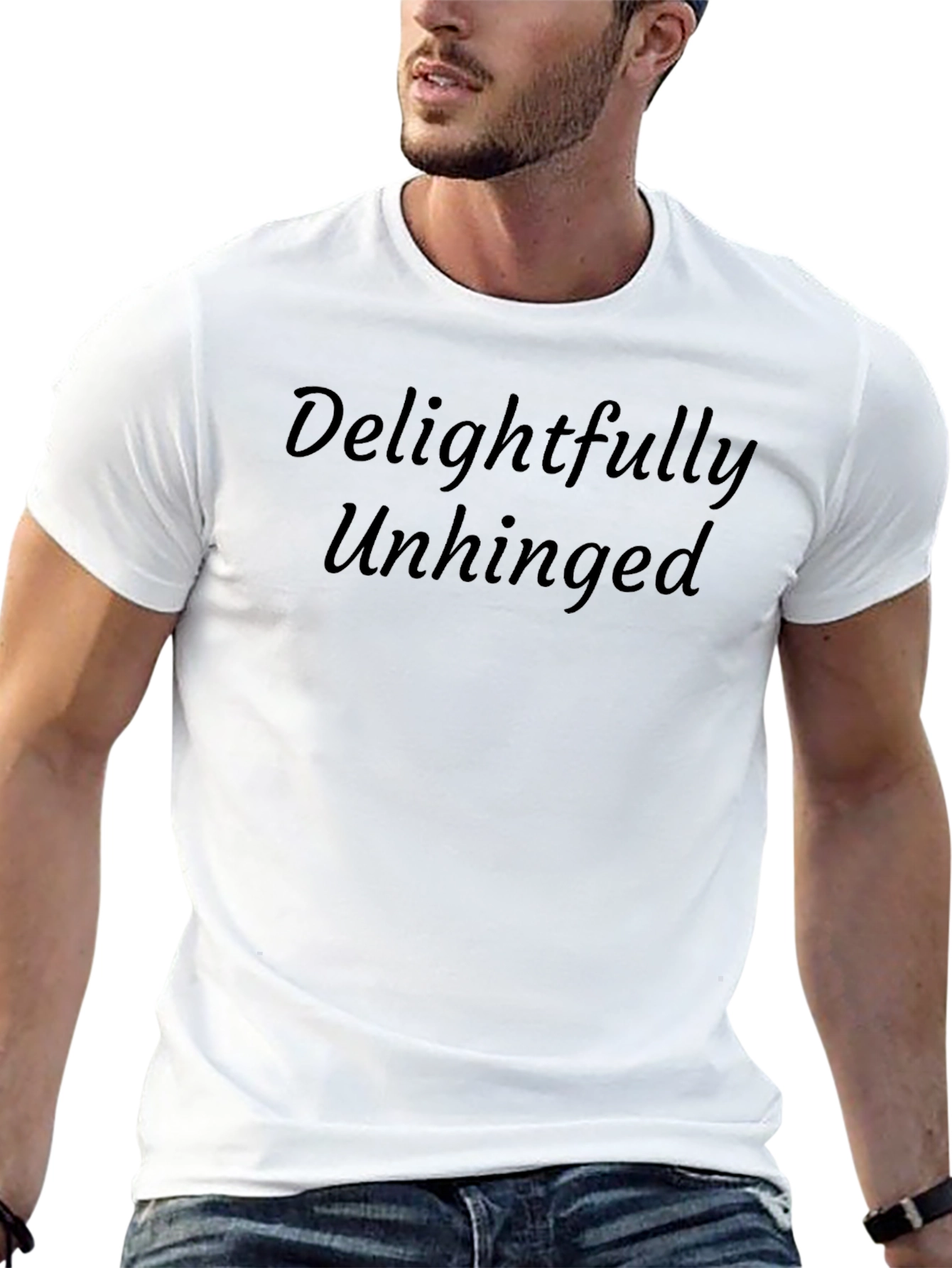 Camiseta Negra Delightfully Unhinged