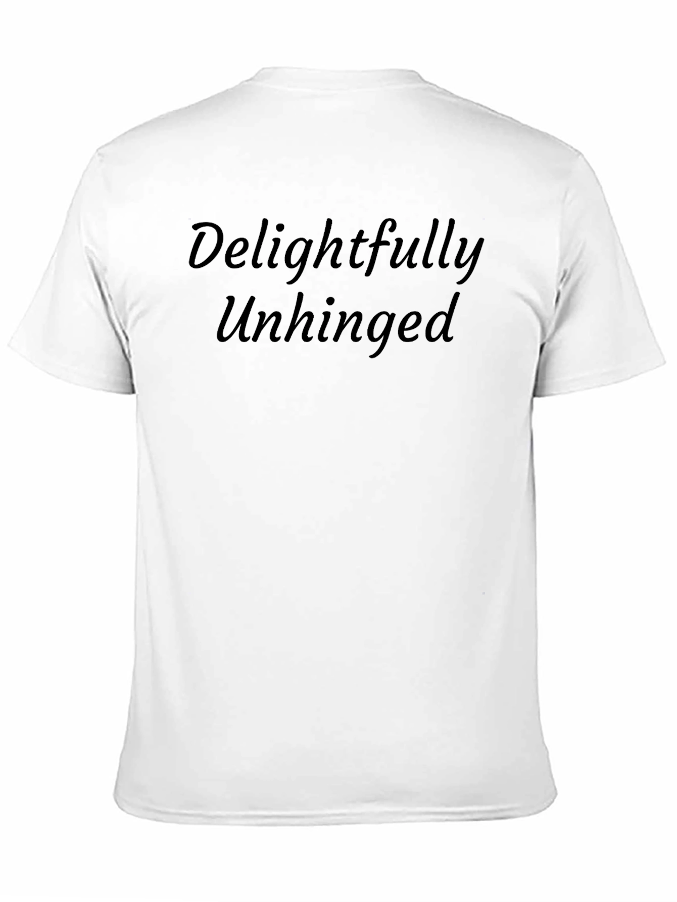Camiseta Negra Delightfully Unhinged