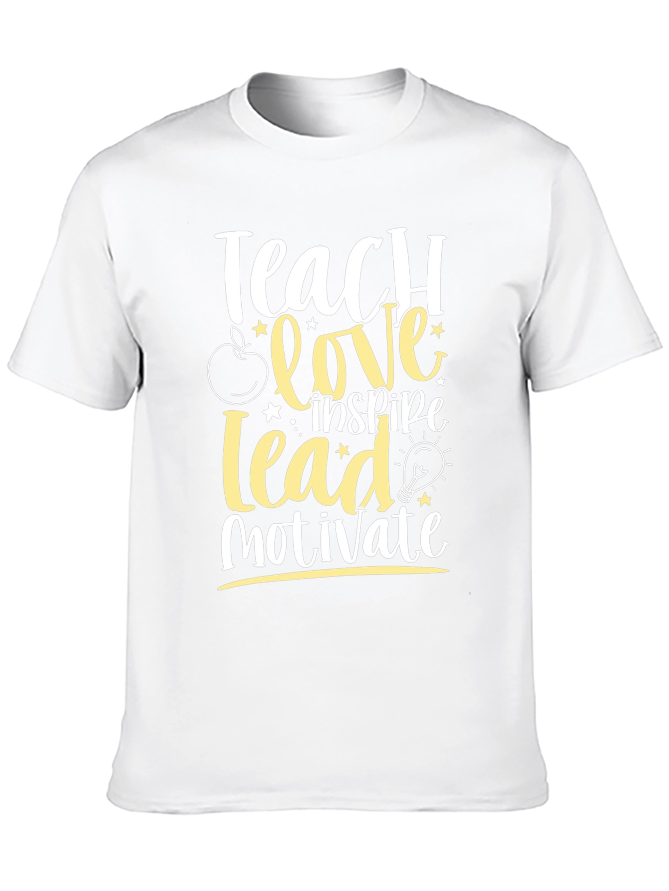 Camiseta Negra Teach Love Inspire Lead Motivate
