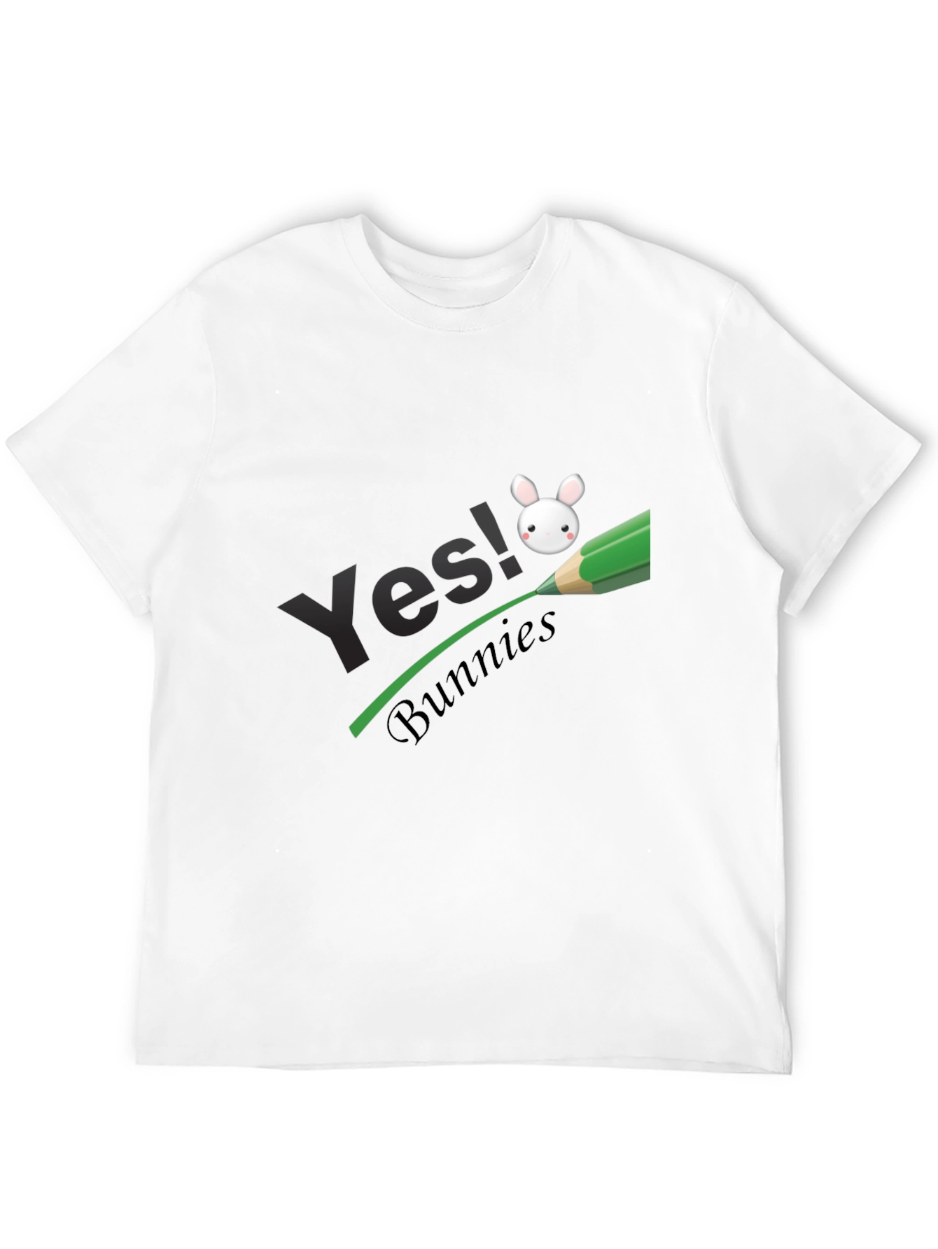 Camiseta Negra Yes! Bunnies