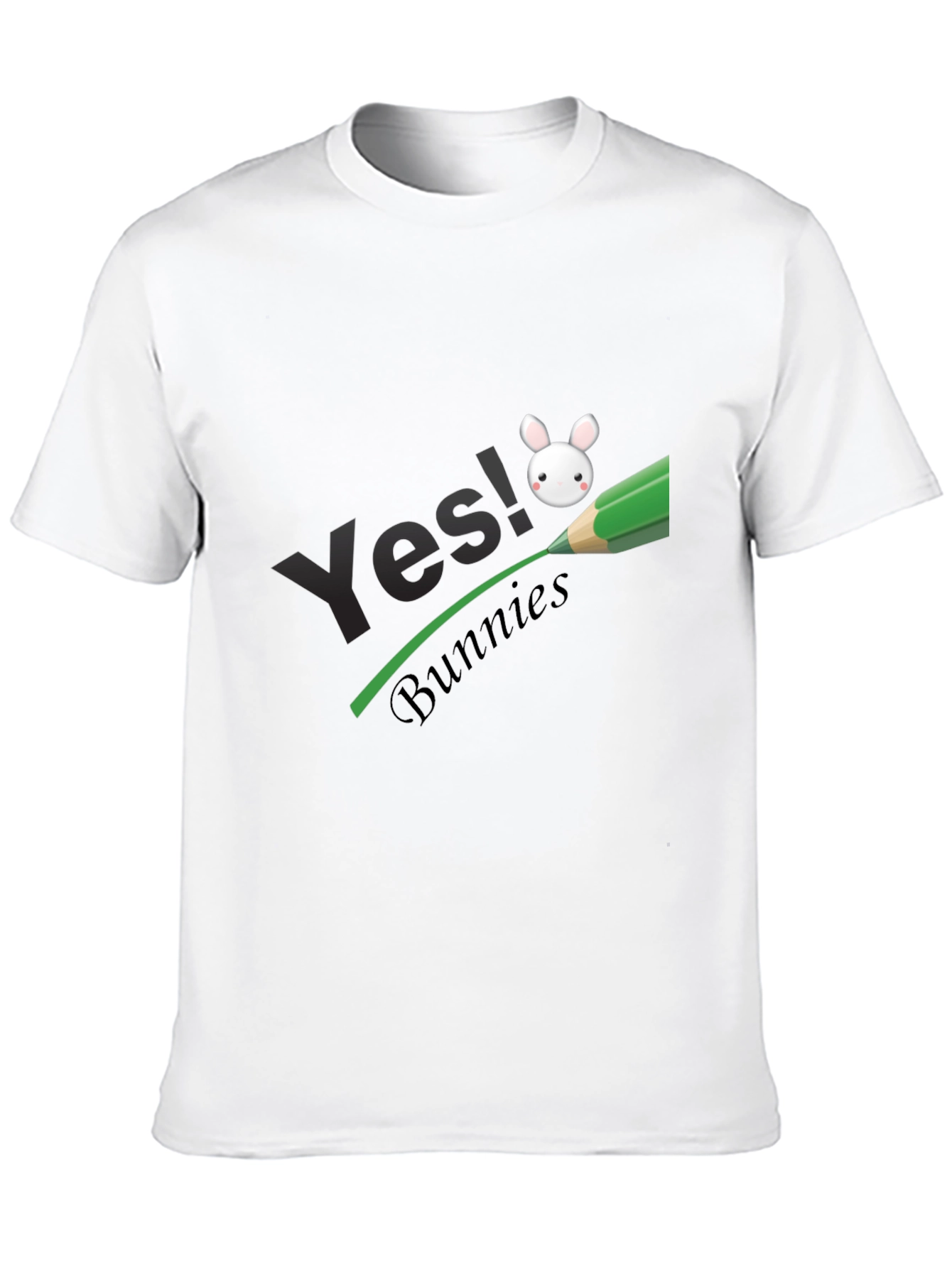 Camiseta Negra Yes! Bunnies