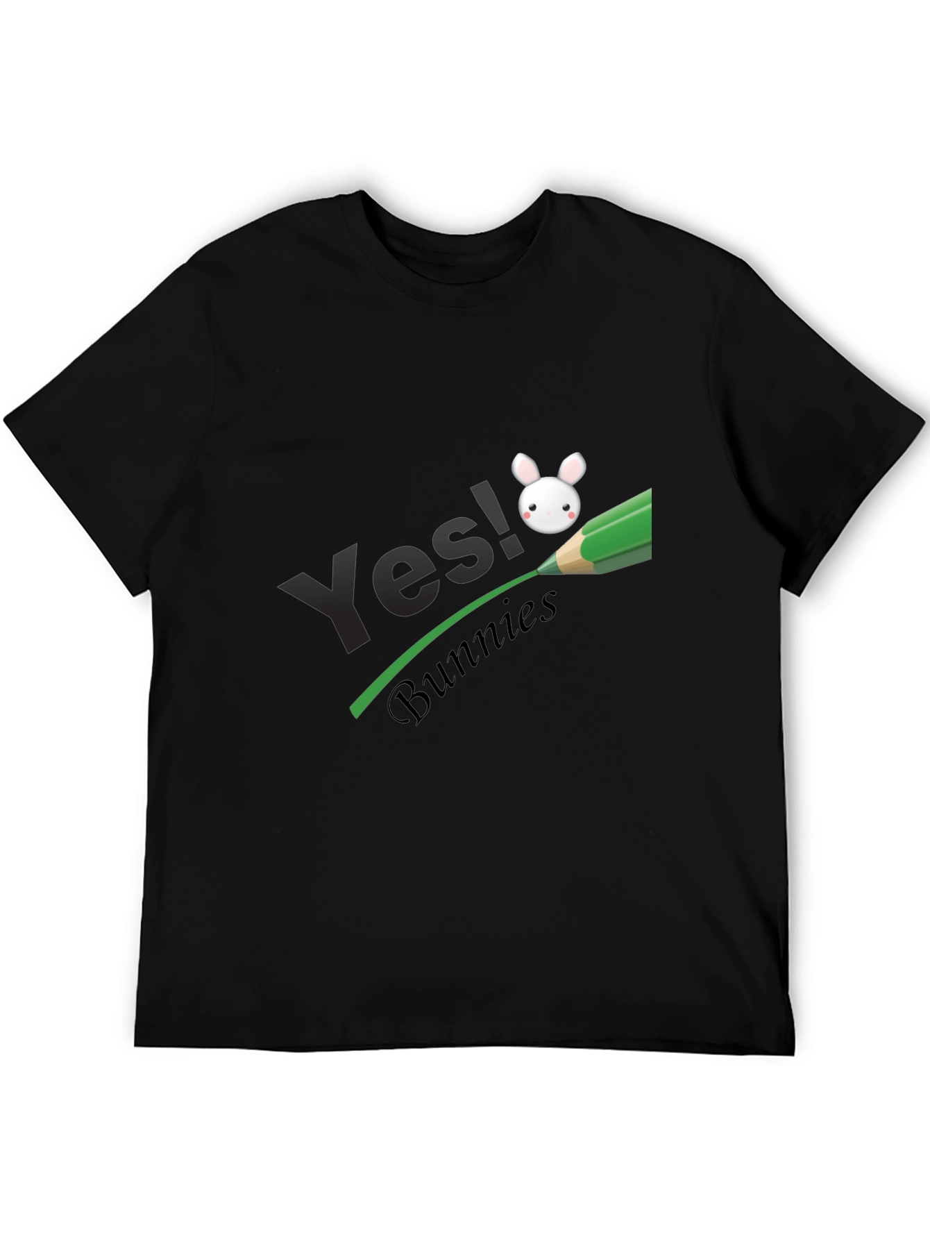 Camiseta Negra Yes! Bunnies