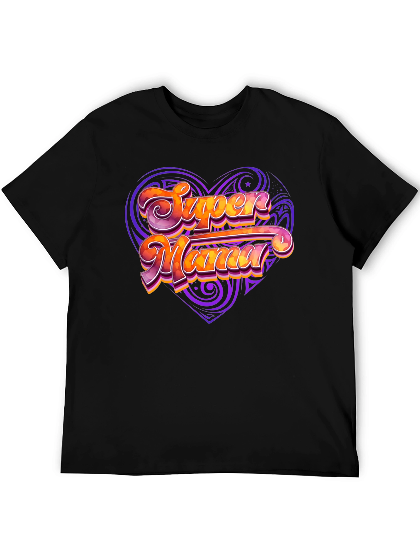 Camiseta Negra Super Mama