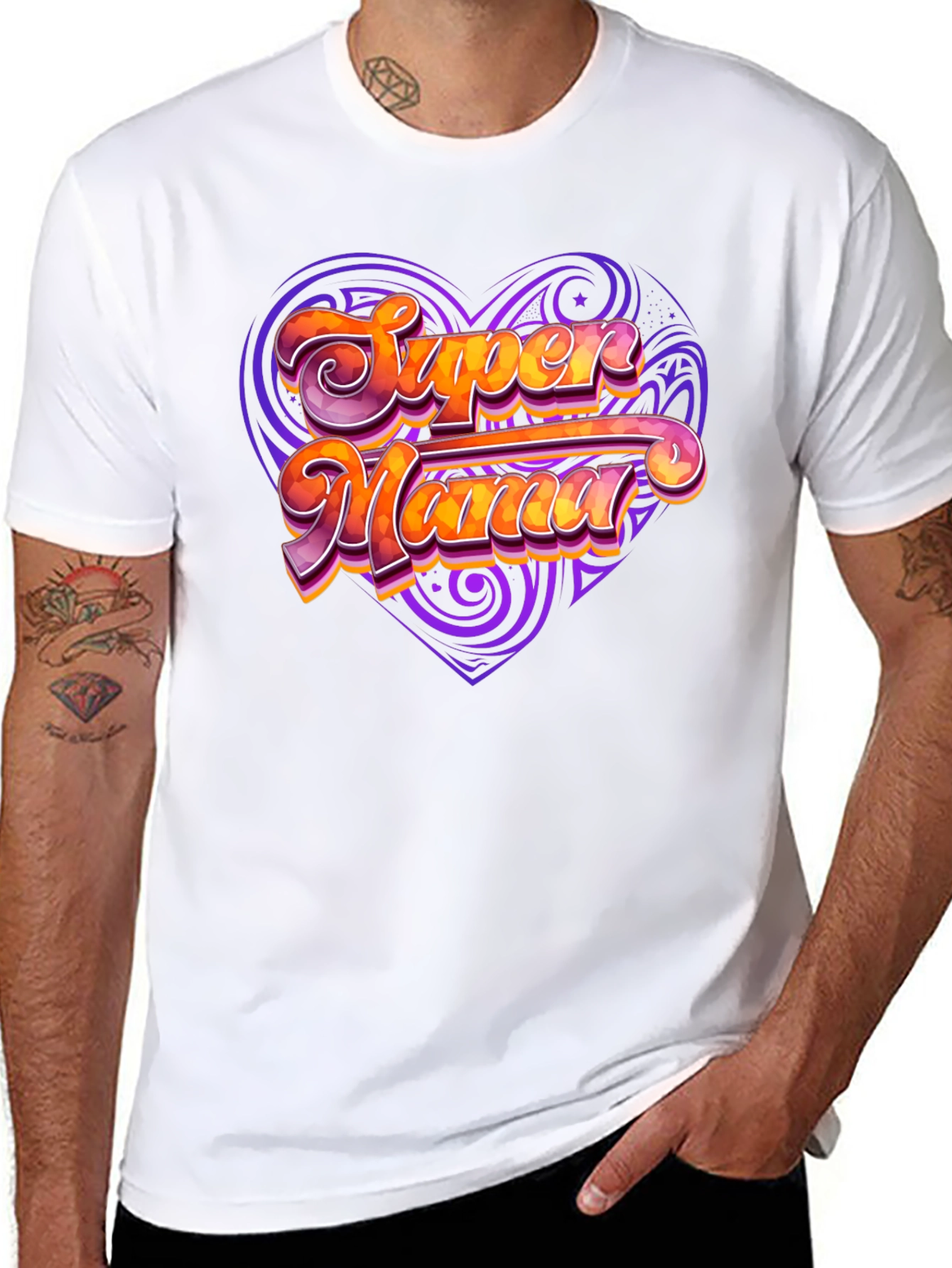Camiseta Negra Super Mama