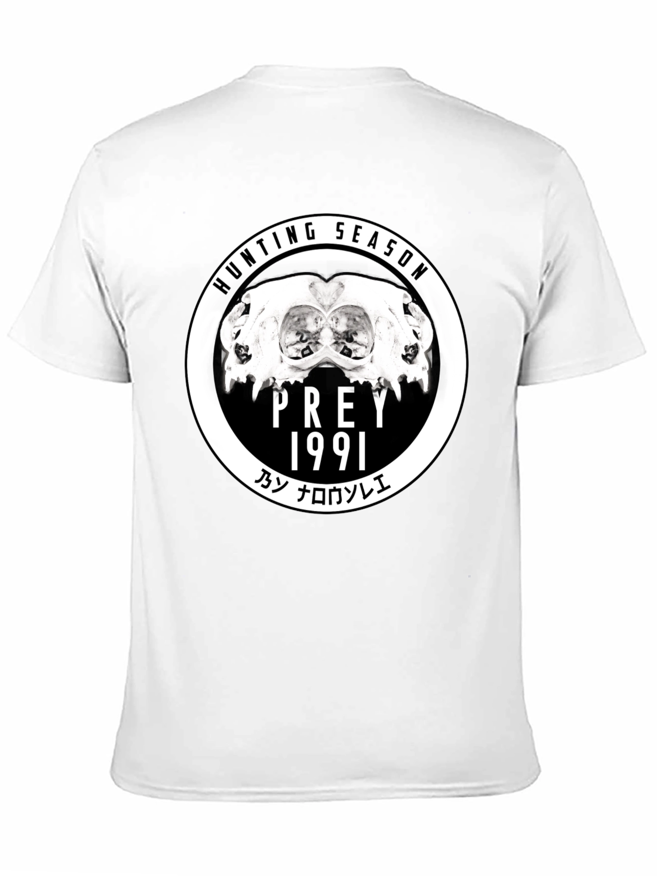 Camiseta Negra Hunting Season Prey 1991