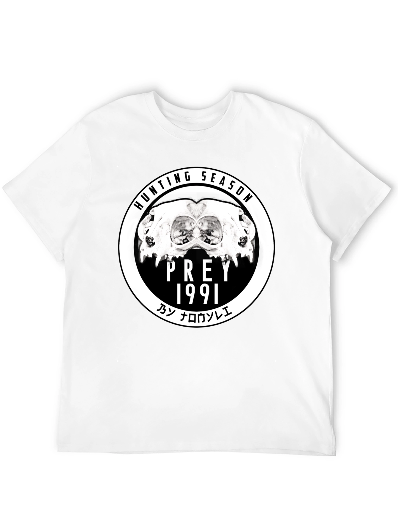 Camiseta Negra Hunting Season Prey 1991