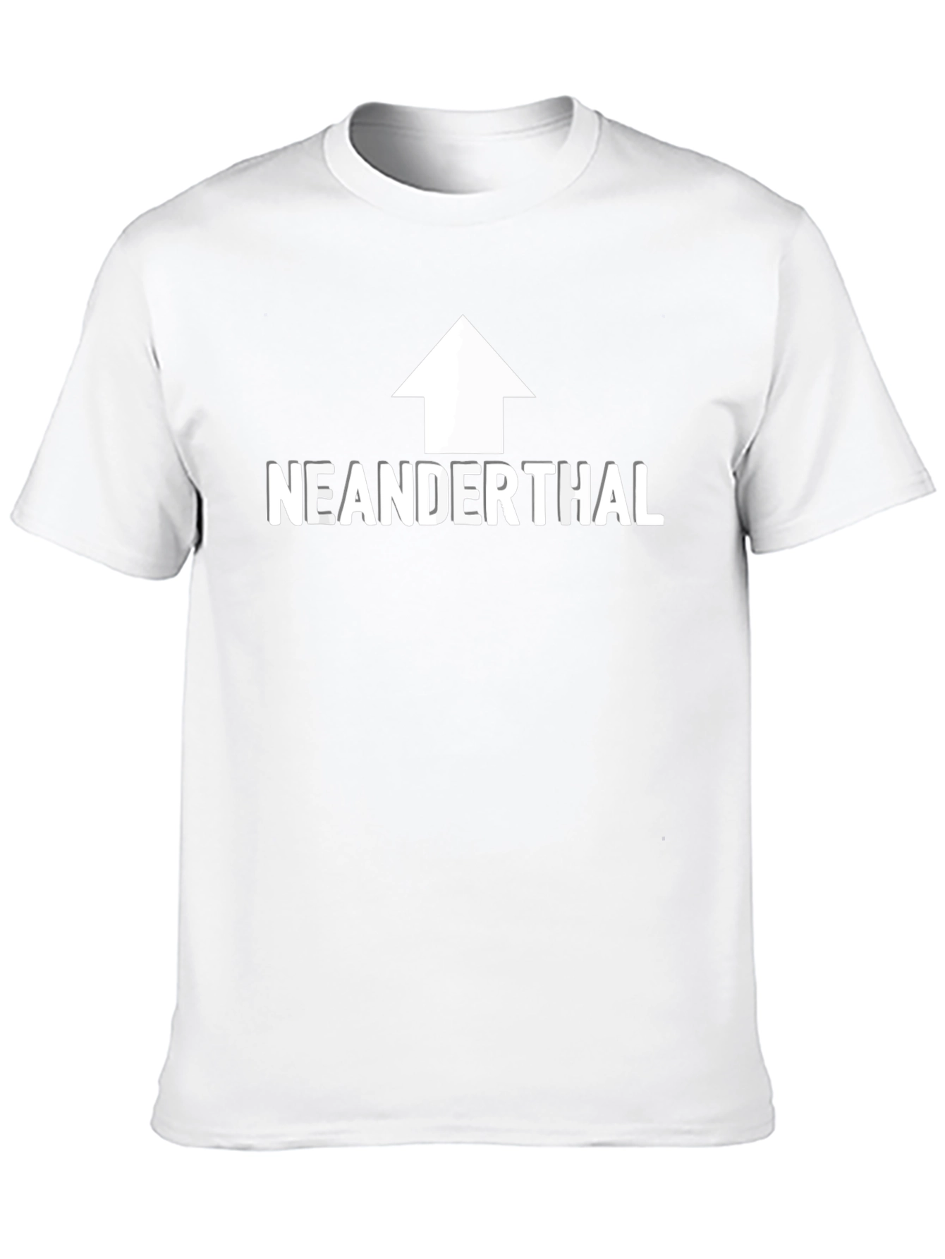 Camiseta Negra Neanderthal - Estilo Casual