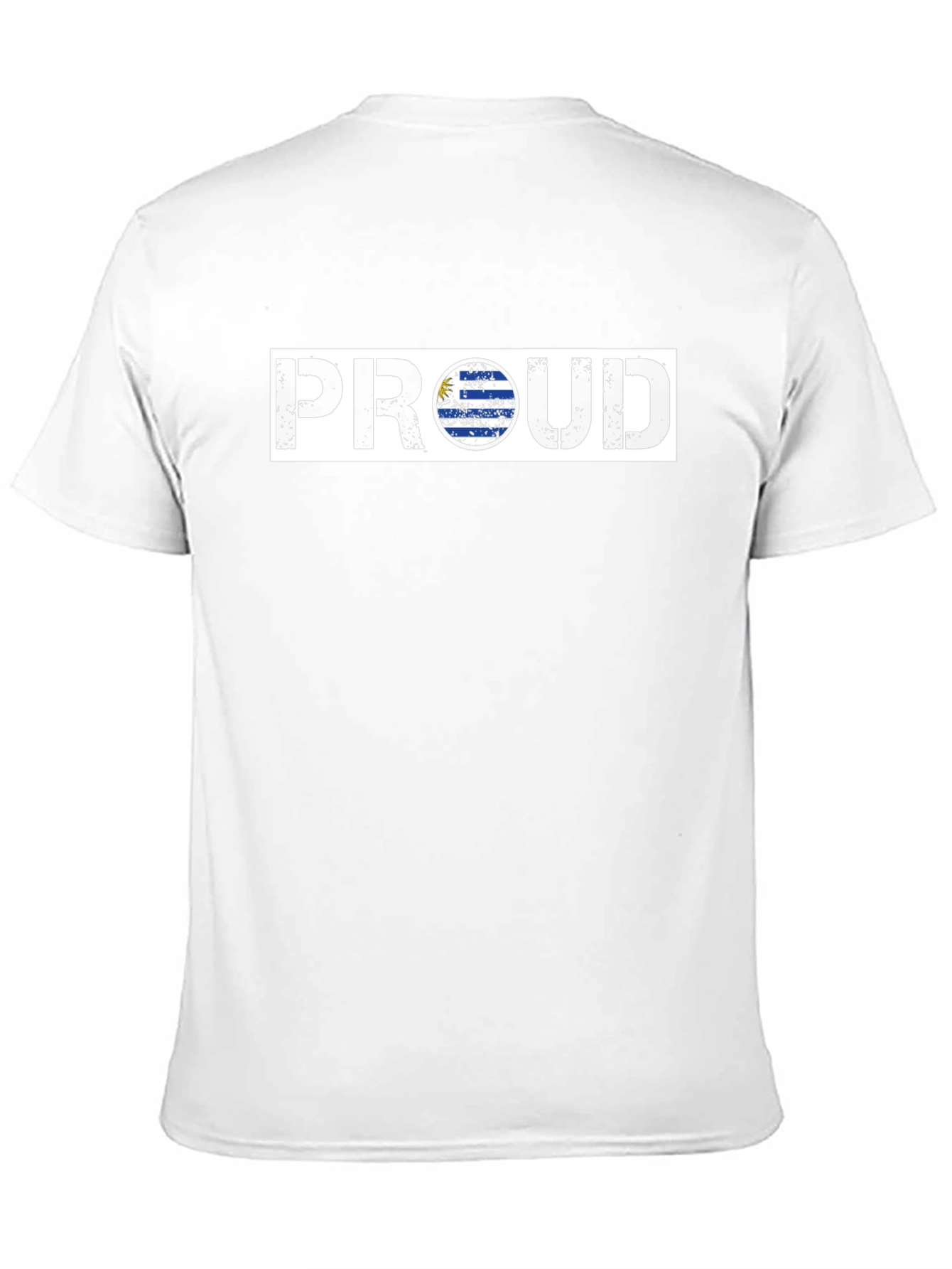 Camiseta Negra PROUD Uruguay - Estilo Casual