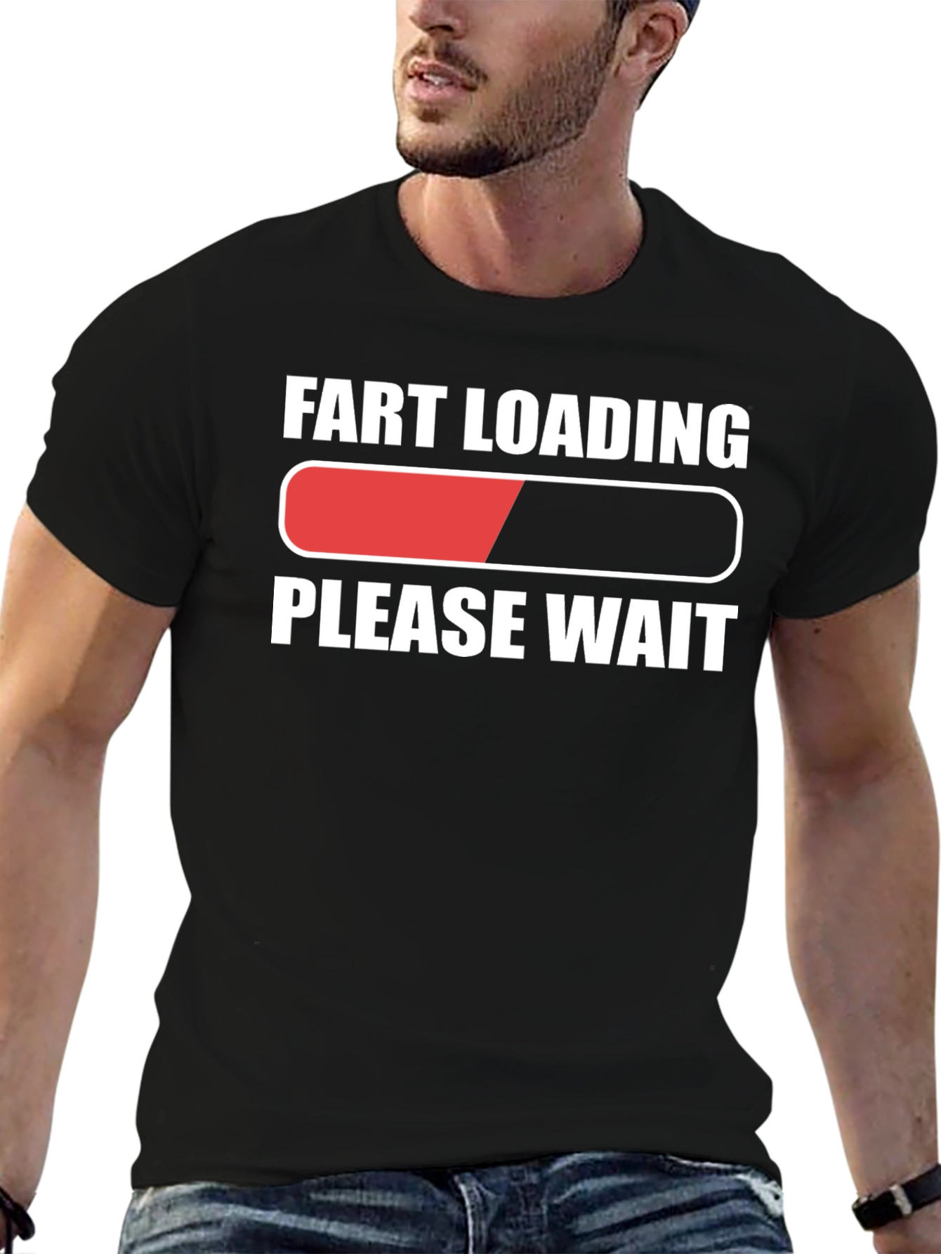 Camiseta Negra Fart Loading