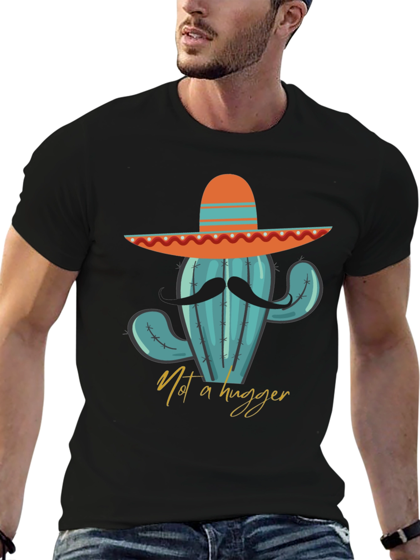 Camiseta Cactus con Sombrero - ¡No soy abrazador!