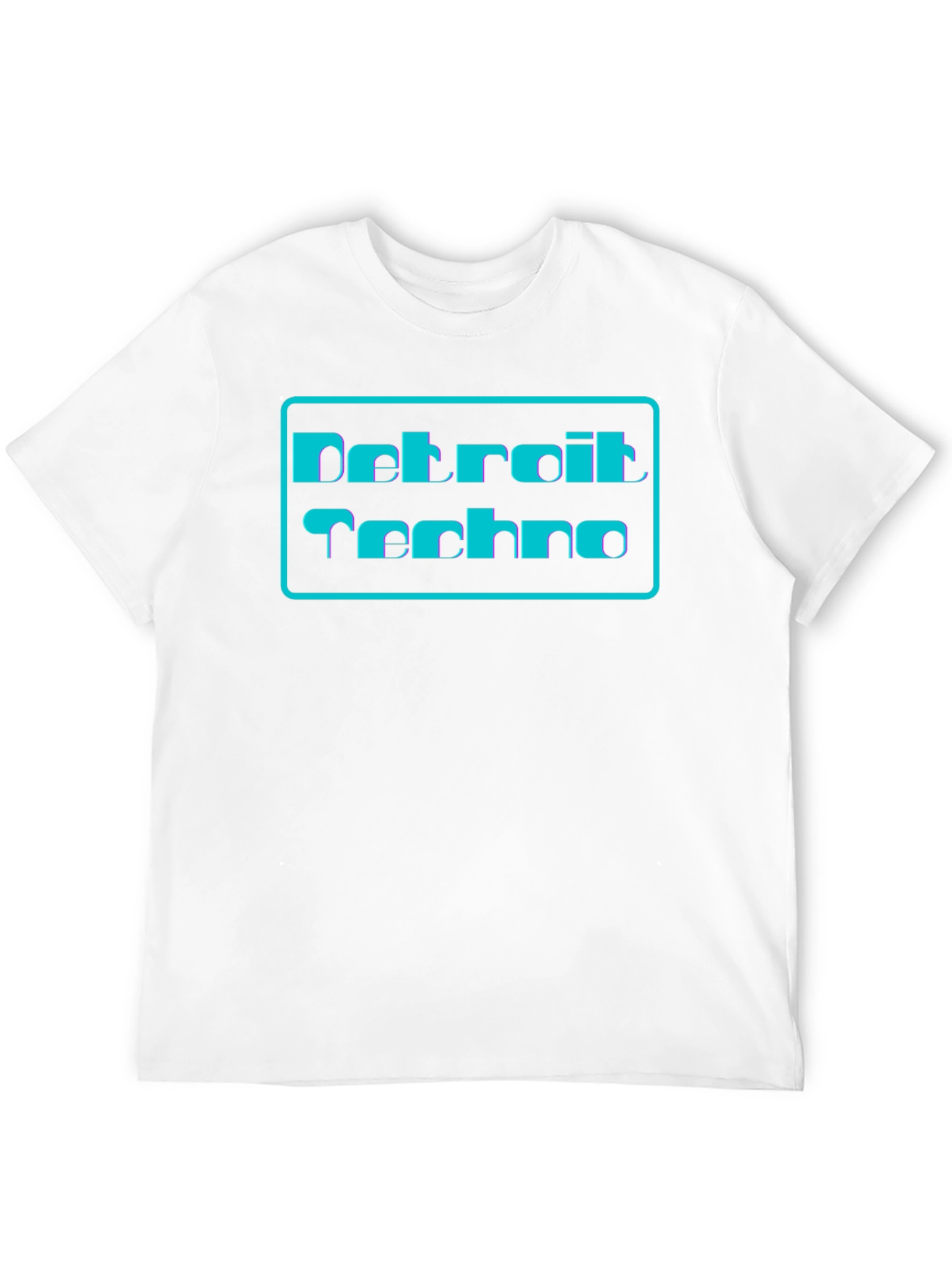 Camiseta Negra Detroit Techno Estilo Retro