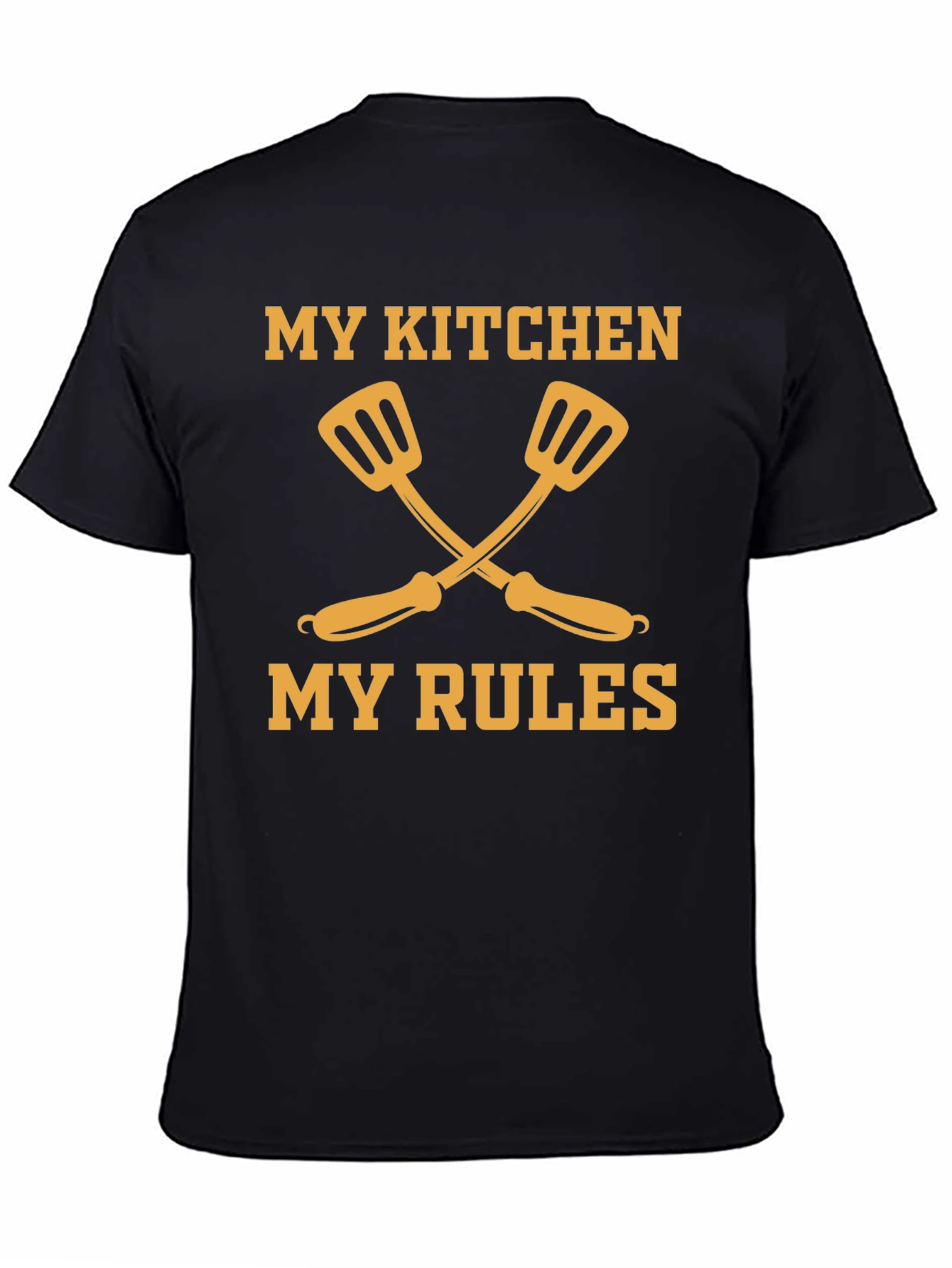 Camiseta Negra Mi Cocina Mis Reglas