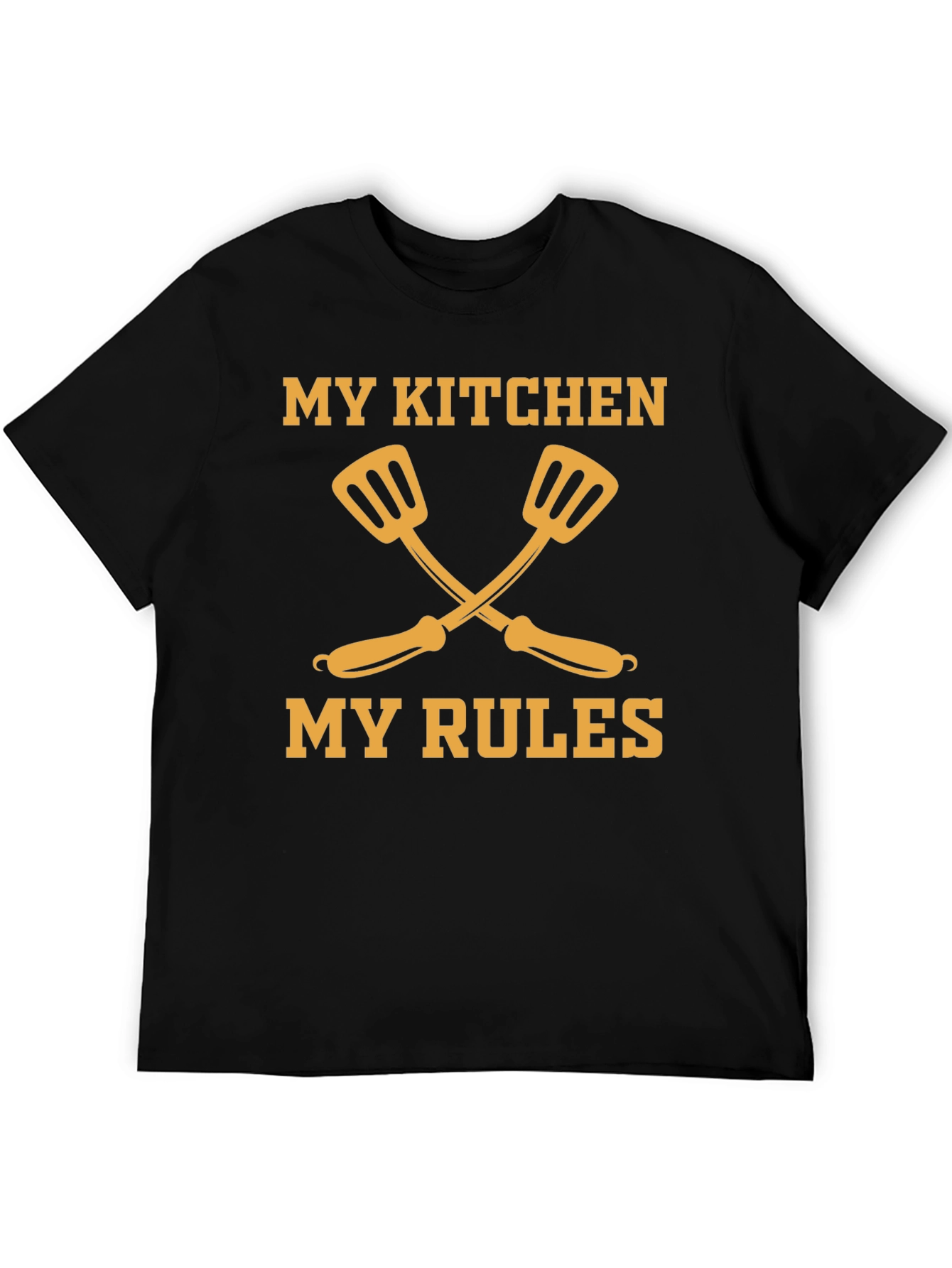 Camiseta Negra Mi Cocina Mis Reglas
