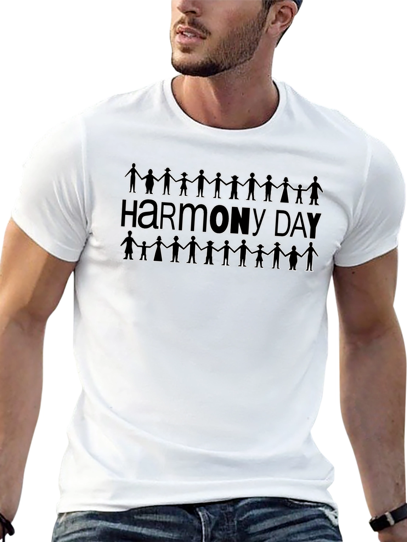 Camiseta Negra Día de la Armonía