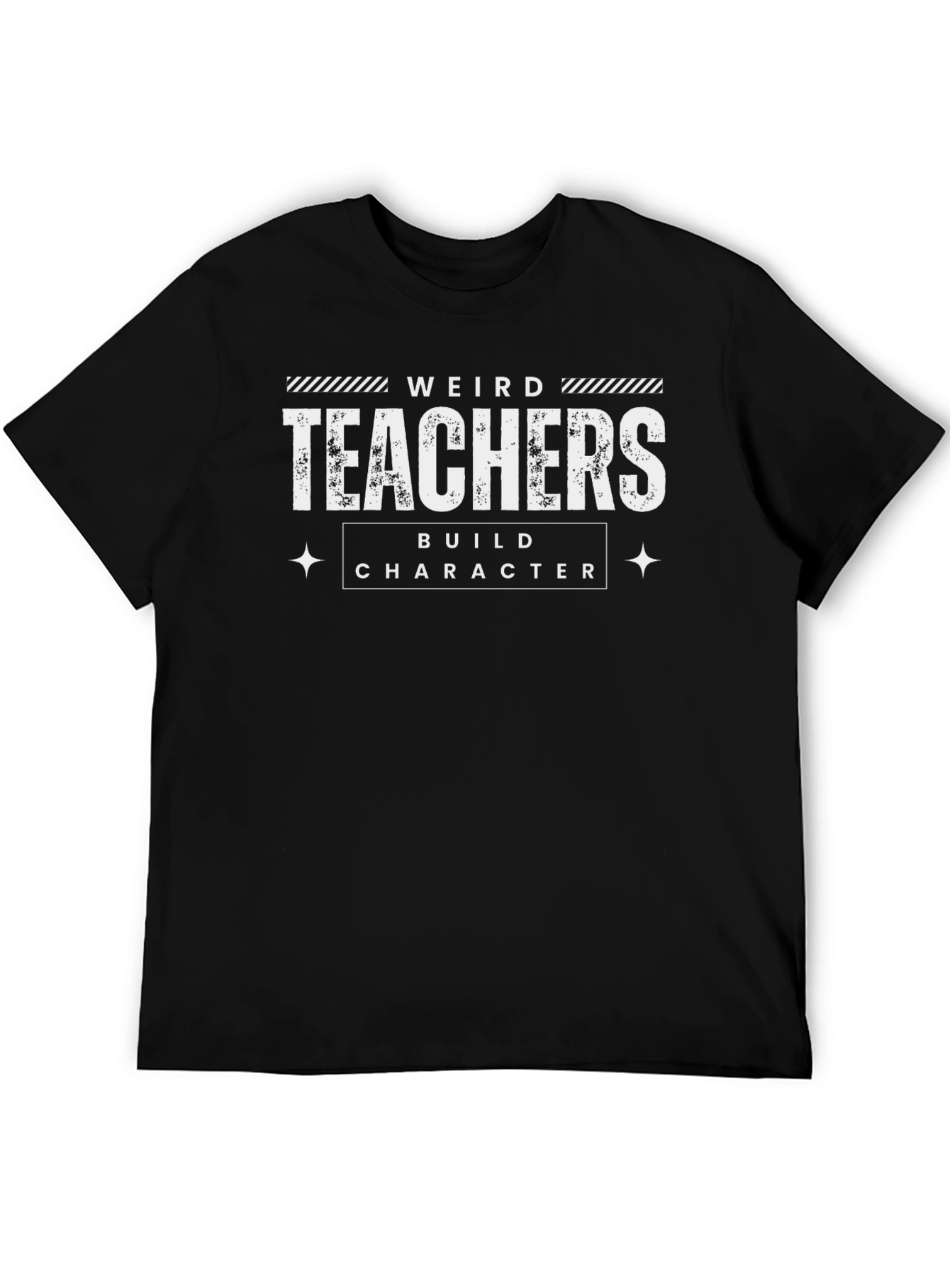 Camiseta Negra: Maestros Extraños Construyen Carácter