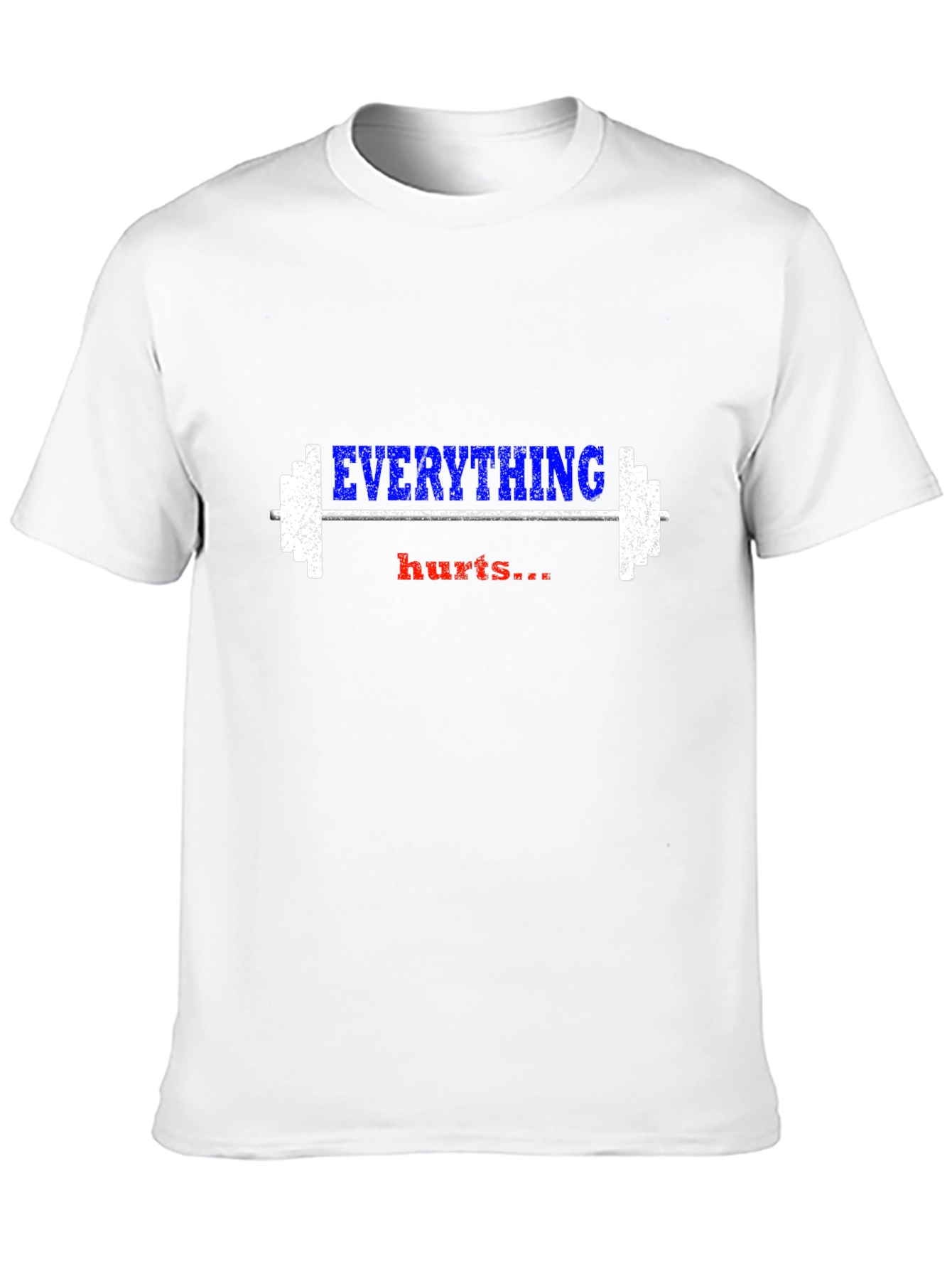 Camiseta Negra Deportiva - Everything Hurts