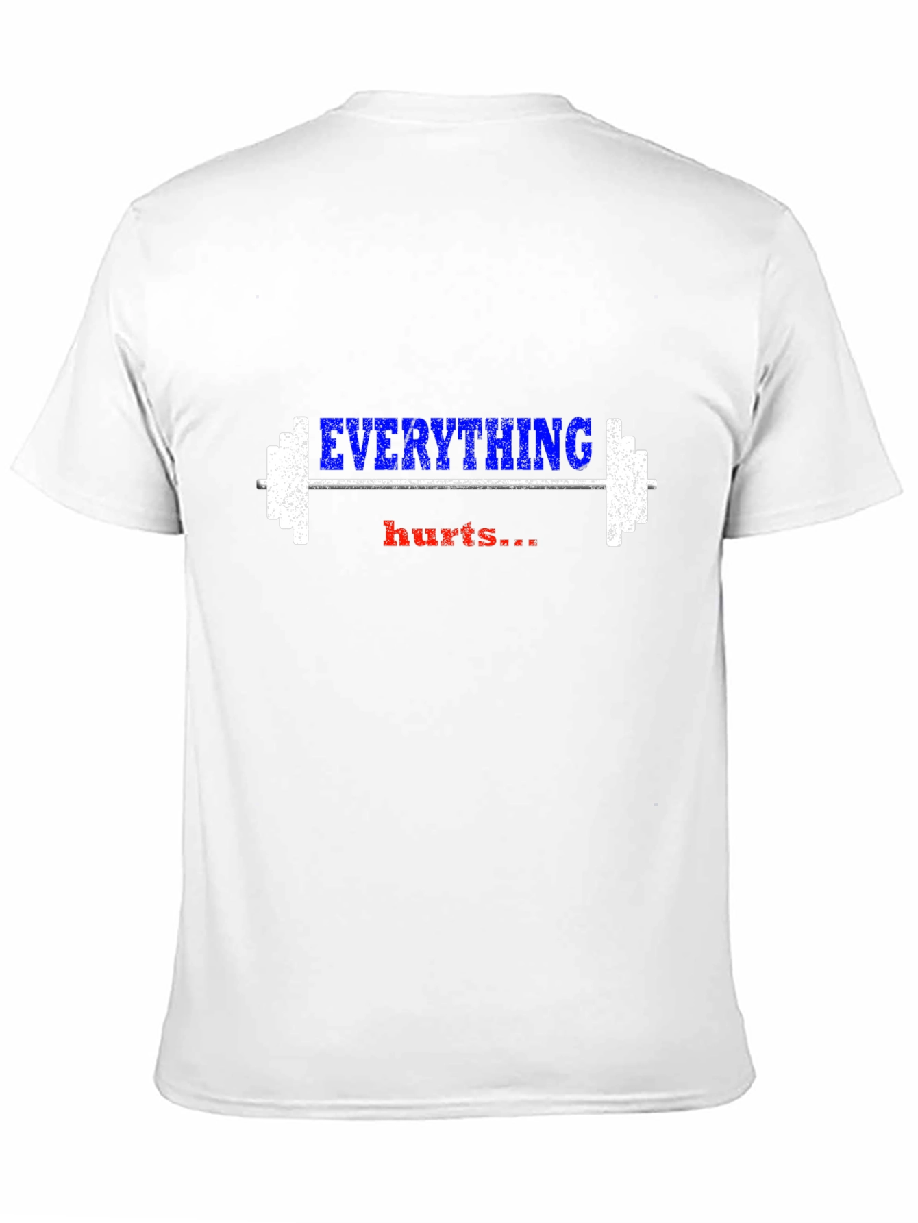 Camiseta Negra Deportiva - Everything Hurts