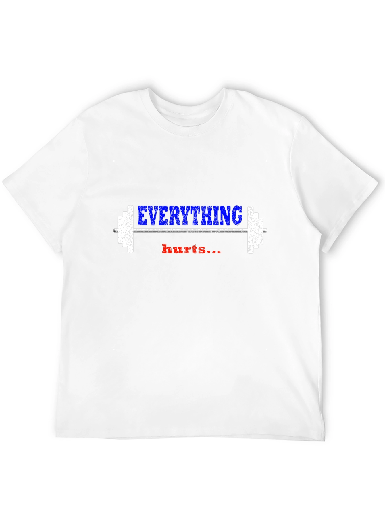 Camiseta Negra Deportiva - Everything Hurts