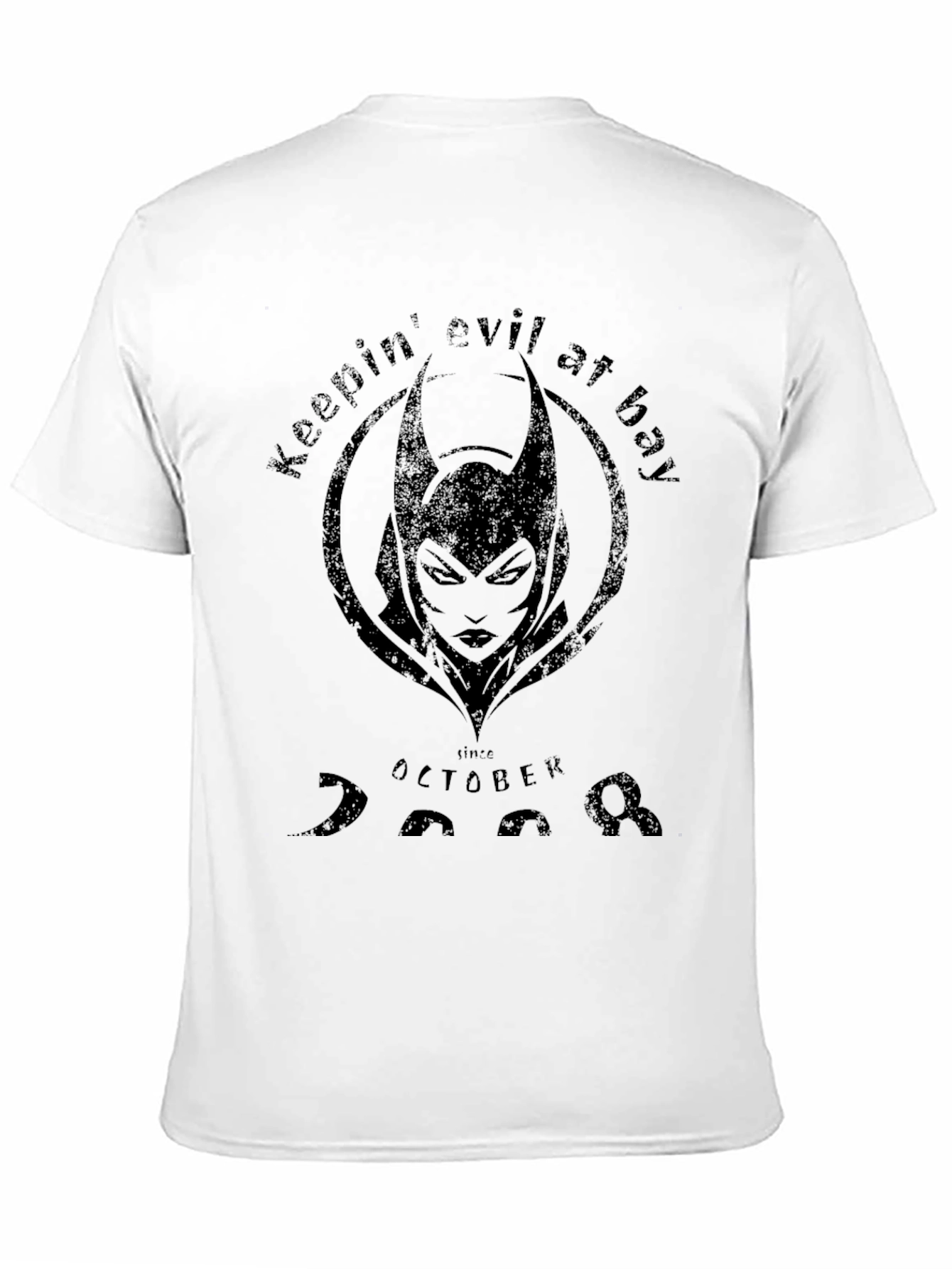 Camiseta Negra: Guardián del Mal Desde Octubre 2008