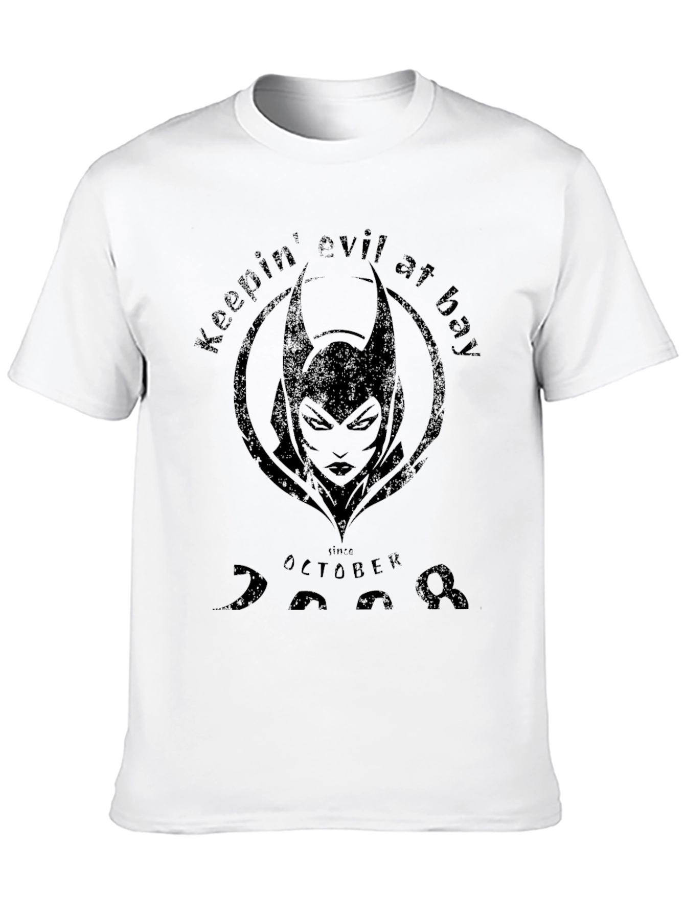 Camiseta Negra: Guardián del Mal Desde Octubre 2008