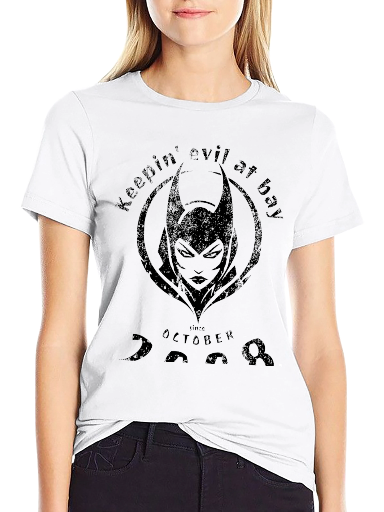 Camiseta Negra: Guardián del Mal Desde Octubre 2008