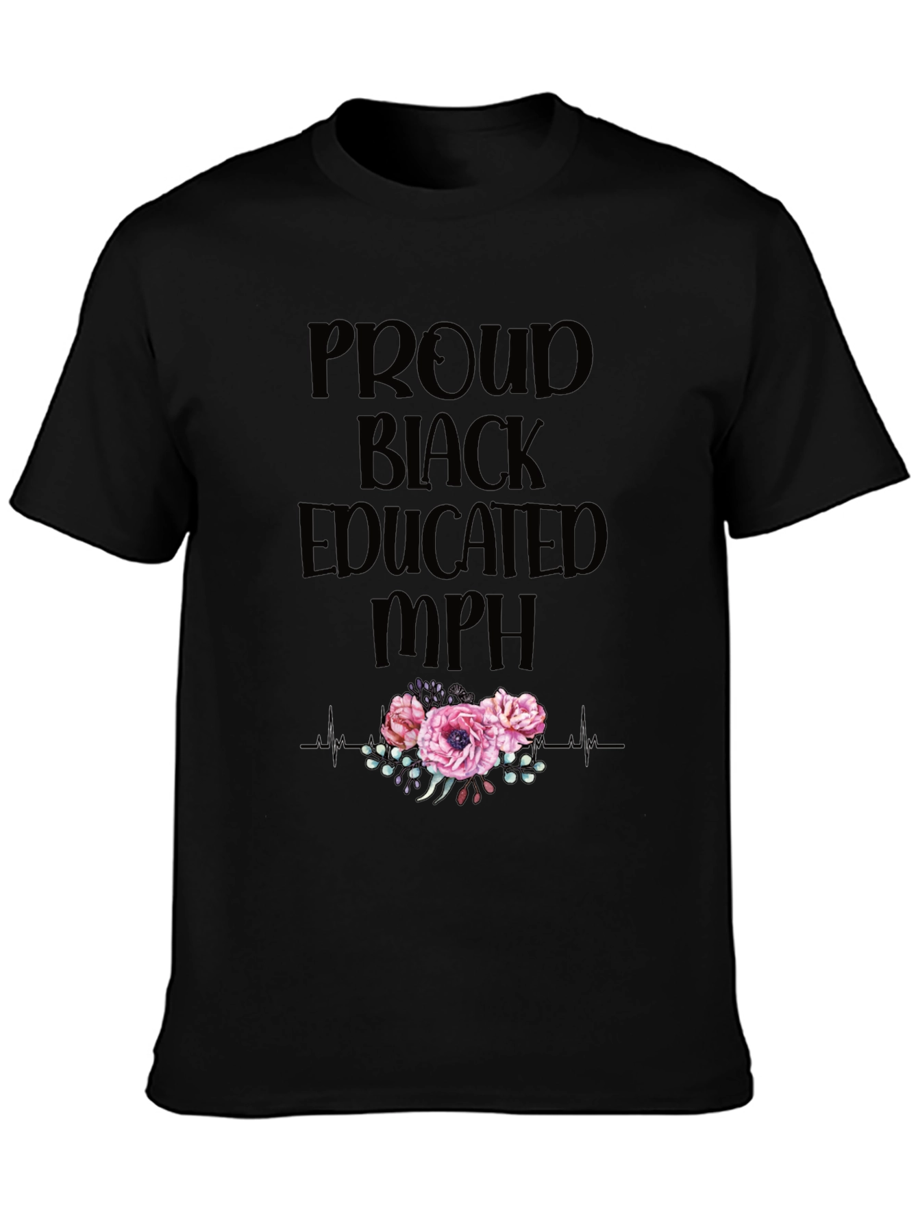 Camiseta Negra: Orgullo Educación y Estilo