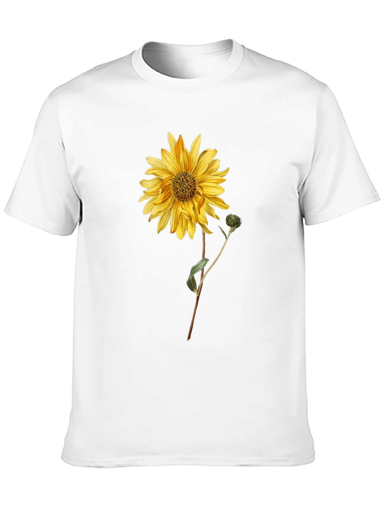 Camiseta Negra con Girasol