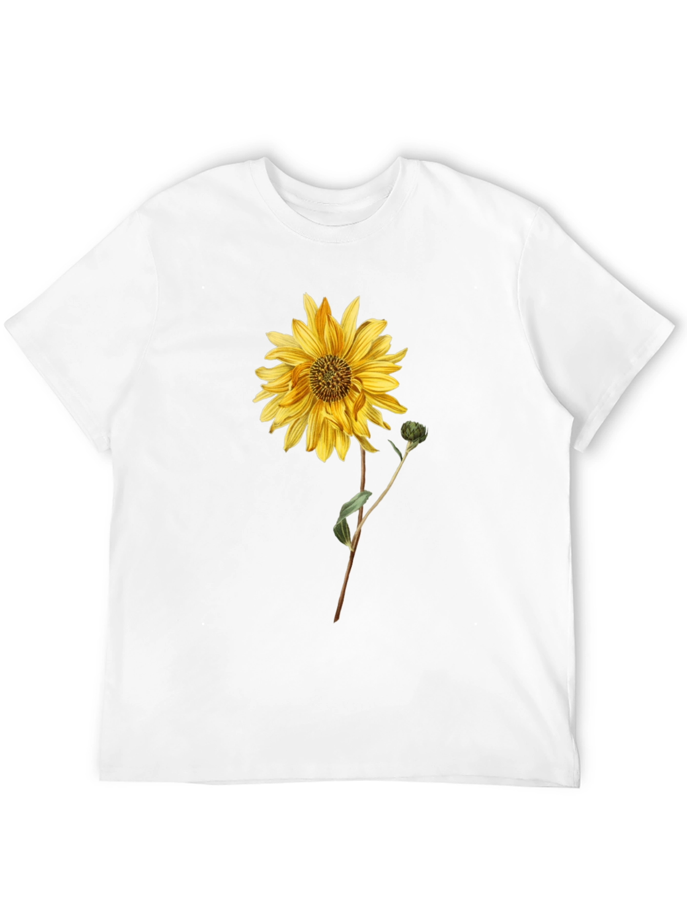 Camiseta Negra con Girasol
