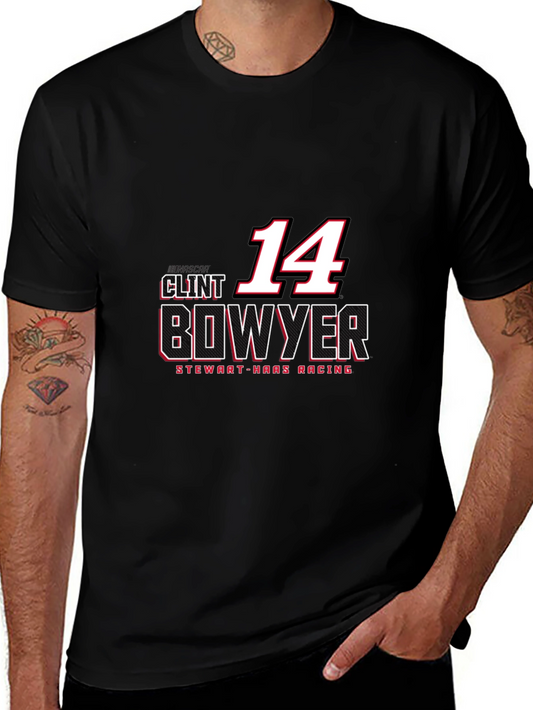 Camiseta Negra Clint Bowyer #14 - NASCAR